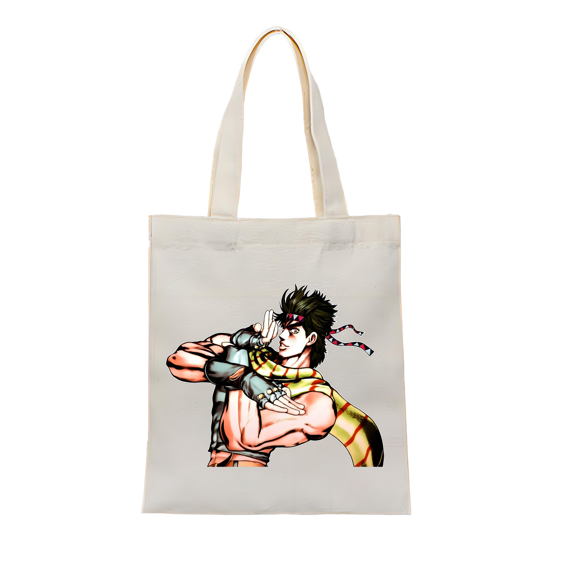 （画像用） ジョジョの奇妙な冒険 ジョセフ?ジョースター JoJo's Bizarre Adventure Joseph Joestar 縦型キャンバス生地手提げバッグ　トートバッグ