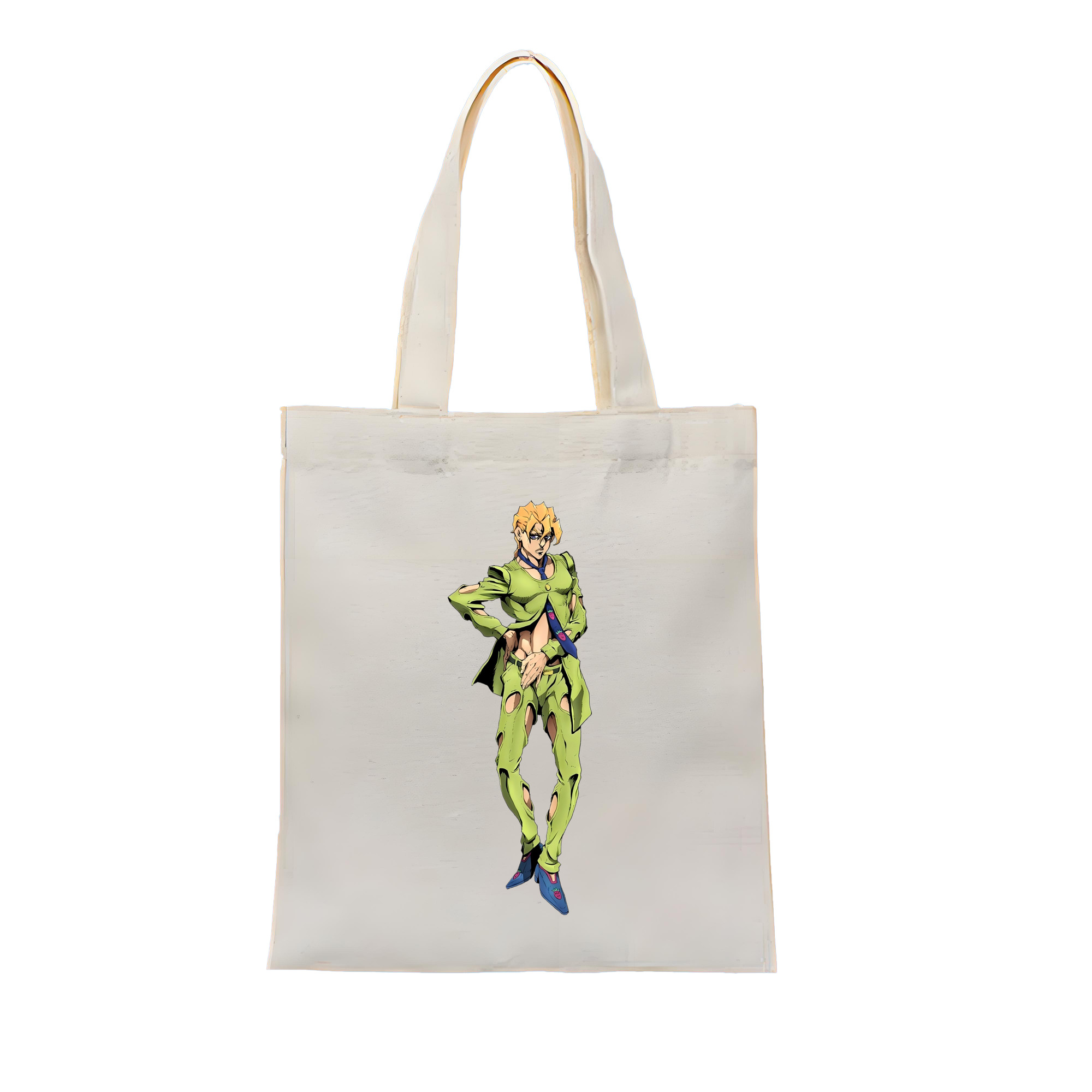 （画像用） ジョジョの奇妙な冒険 パンナコッタ?フー JoJo's Bizarre Adventure Pannacotta Fugo 縦型キャンバス生地手提げバッグ　トートバッグ
