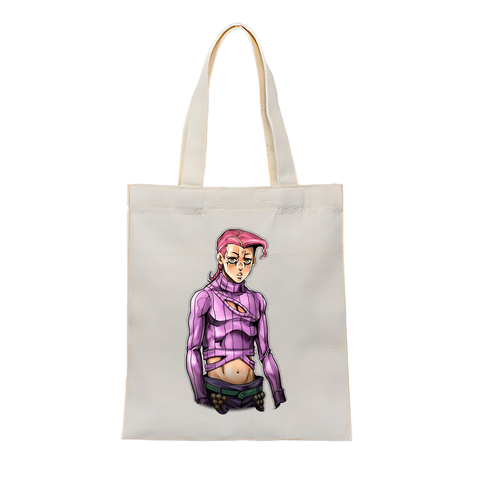 （画像用） ジョジョの奇妙な冒険 ビネガー?ドッピオ JoJo's Bizarre Adventure Vinegar Doppio 縦型キャンバス生地手提げバッグ　トートバッグ