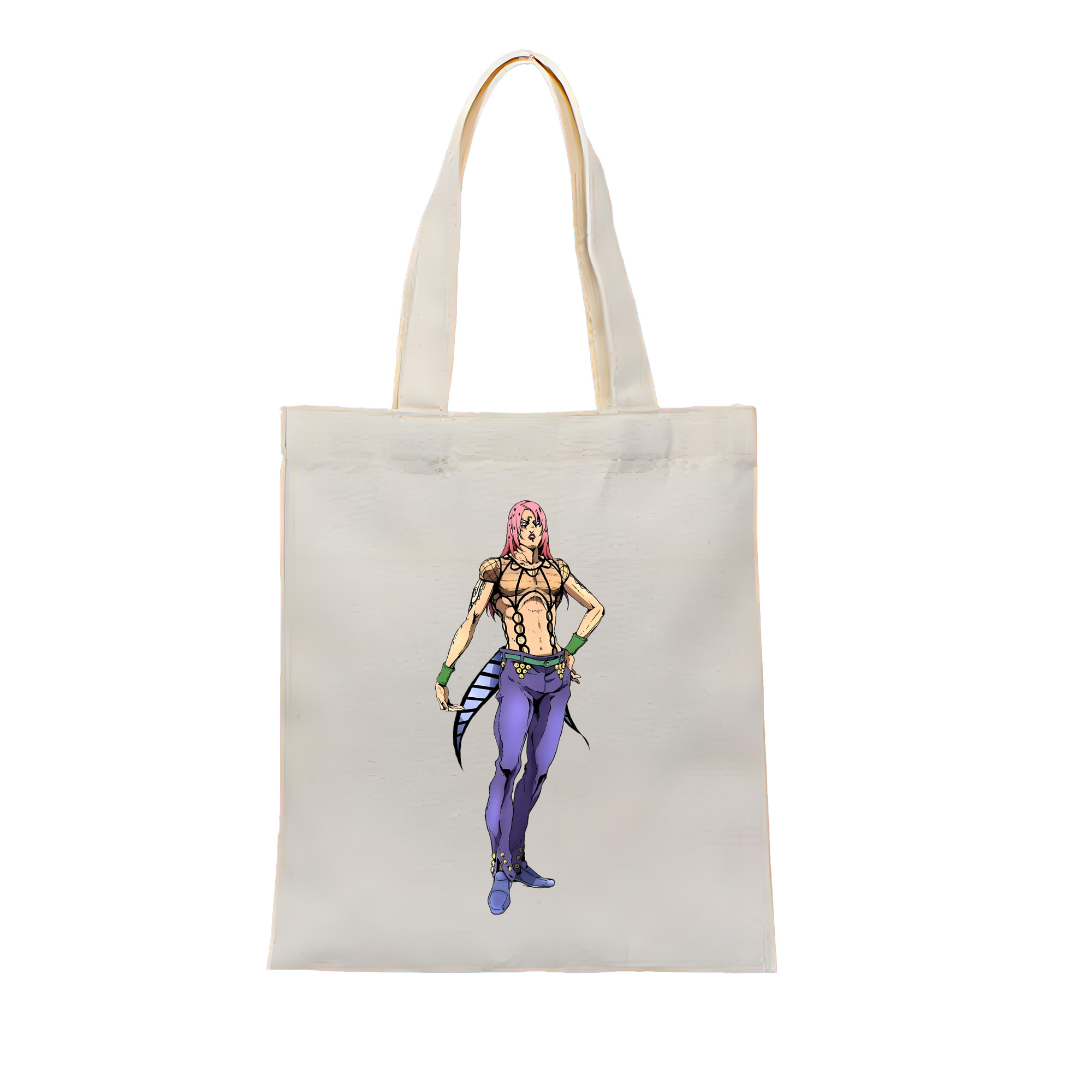 （画像用） ジョジョの奇妙な冒険 ビネガー?ドッピオ JoJo's Bizarre Adventure Vinegar Doppio 縦型キャンバス生地手提げバッグ　トートバッグ