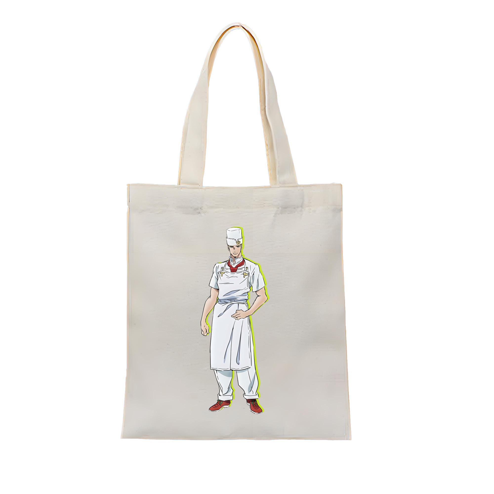 （画像用） ジョジョの奇妙な冒険 Tonio Trussardi JoJo's Bizarre Adventure トニオ?トラッサルディ 縦型キャンバス生地手提げバッグ　トートバッグ