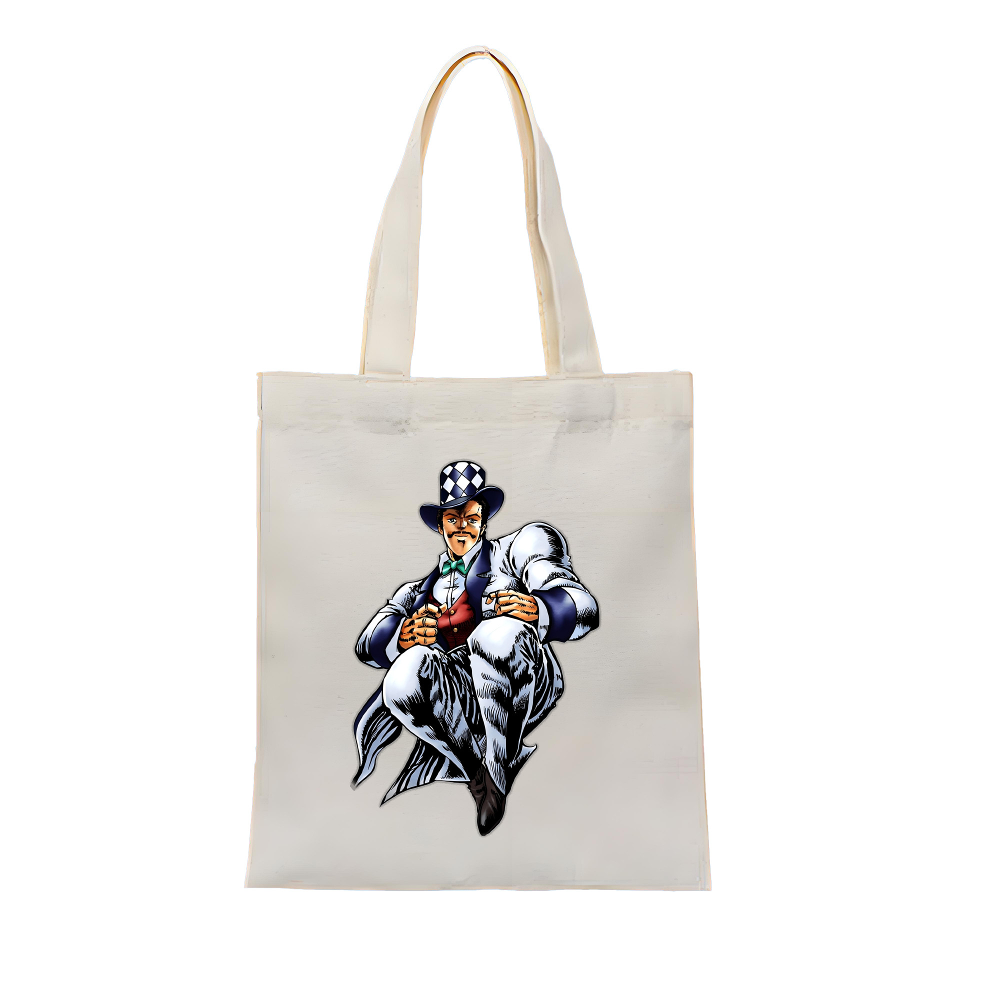 （画像用） ジョジョの奇妙な冒険 ウィル?アントニオ?ツェペリ JoJo's Bizarre Adventure Will Anthonio Zeppeli 縦型キャンバス生地手提げバッグ　トートバッグ