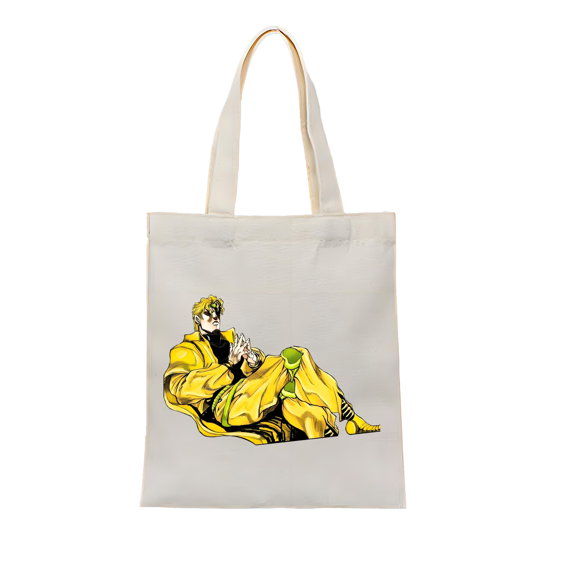 （画像用） ジョジョの奇妙な冒険 ディオ?ブランドー JoJo's Bizarre Adventure Dio Brando 縦型キャンバス生地手提げバッグ　トートバッグ