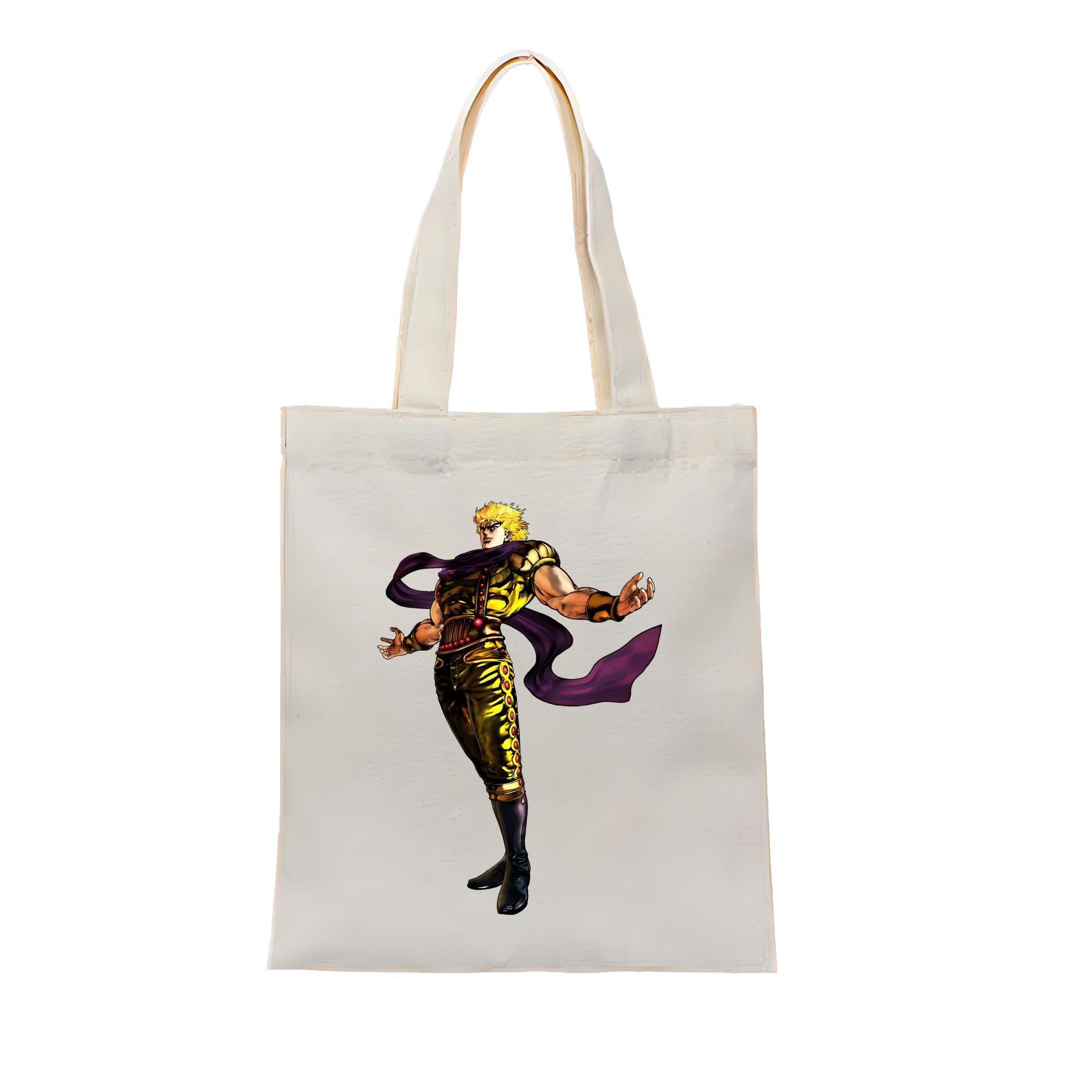 （画像用） ジョジョの奇妙な冒険 ディオ?ブランドー JoJo's Bizarre Adventure Dio Brando 縦型キャンバス生地手提げバッグ　トートバッグ