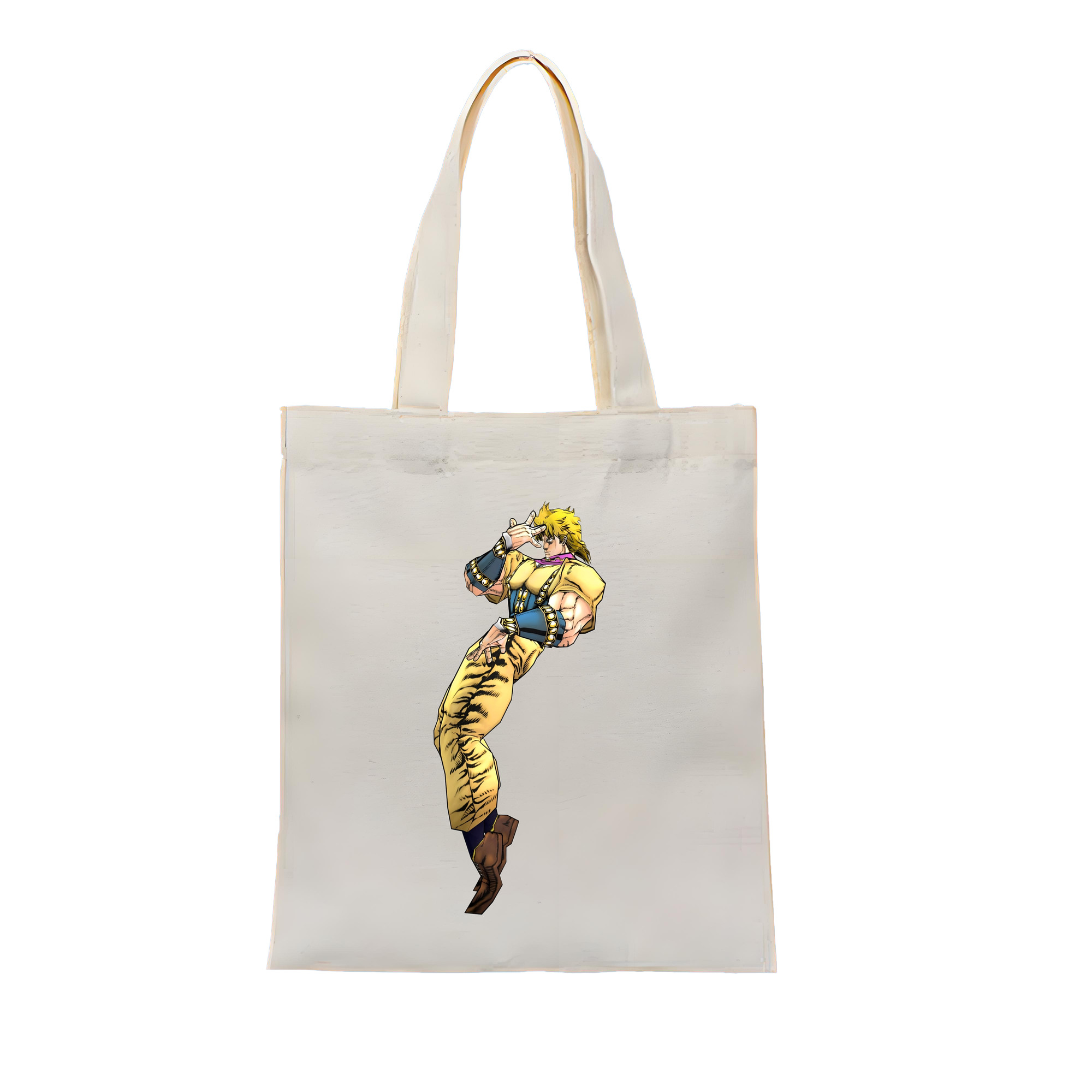 （画像用） ジョジョの奇妙な冒険 ディオ?ブランドー JoJo's Bizarre Adventure Dio Brando 縦型キャンバス生地手提げバッグ　トートバッグ
