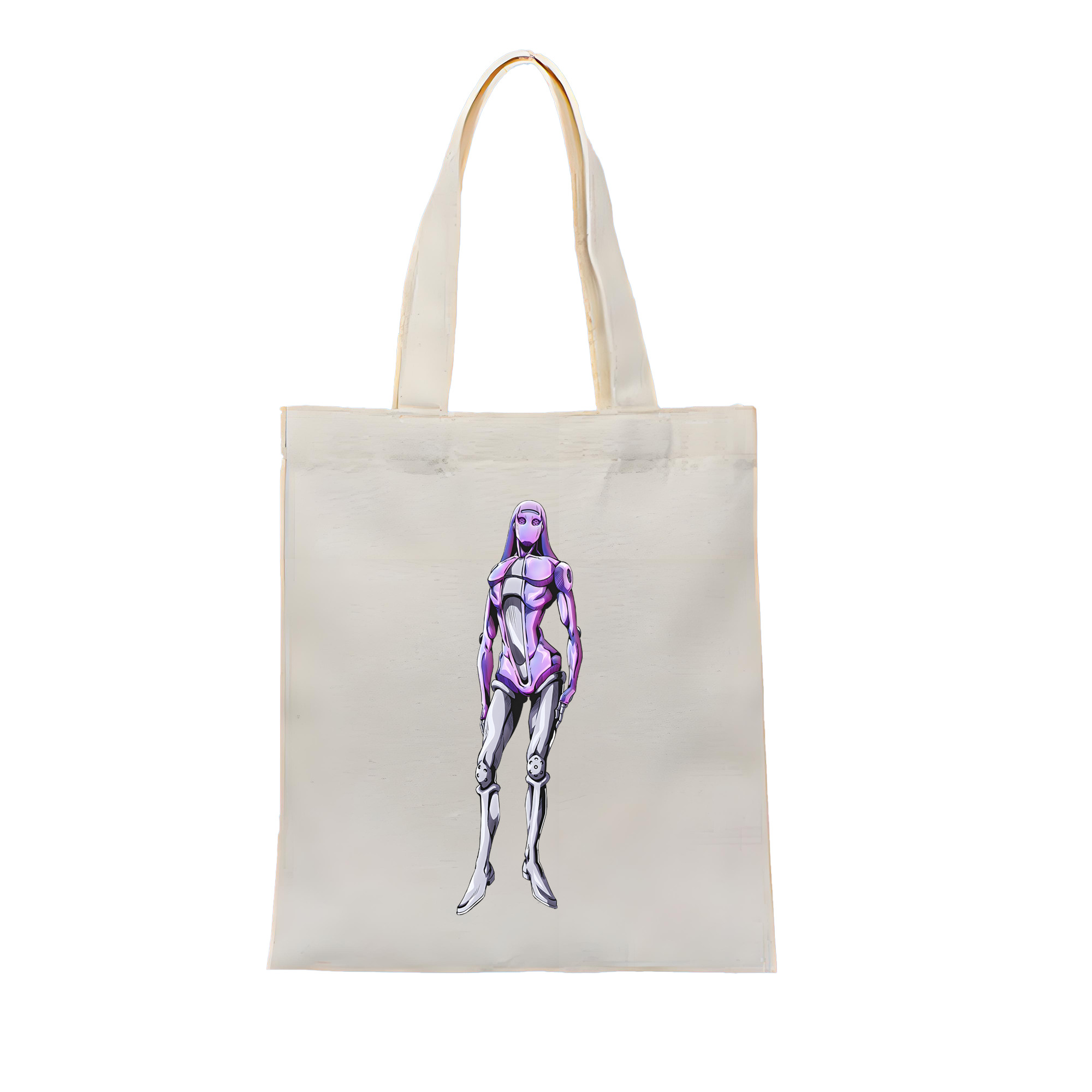 （画像用） ジョジョの奇妙な冒険 JoJo's Bizarre Adventure 縦型キャンバス生地手提げバッグ　トートバッグ