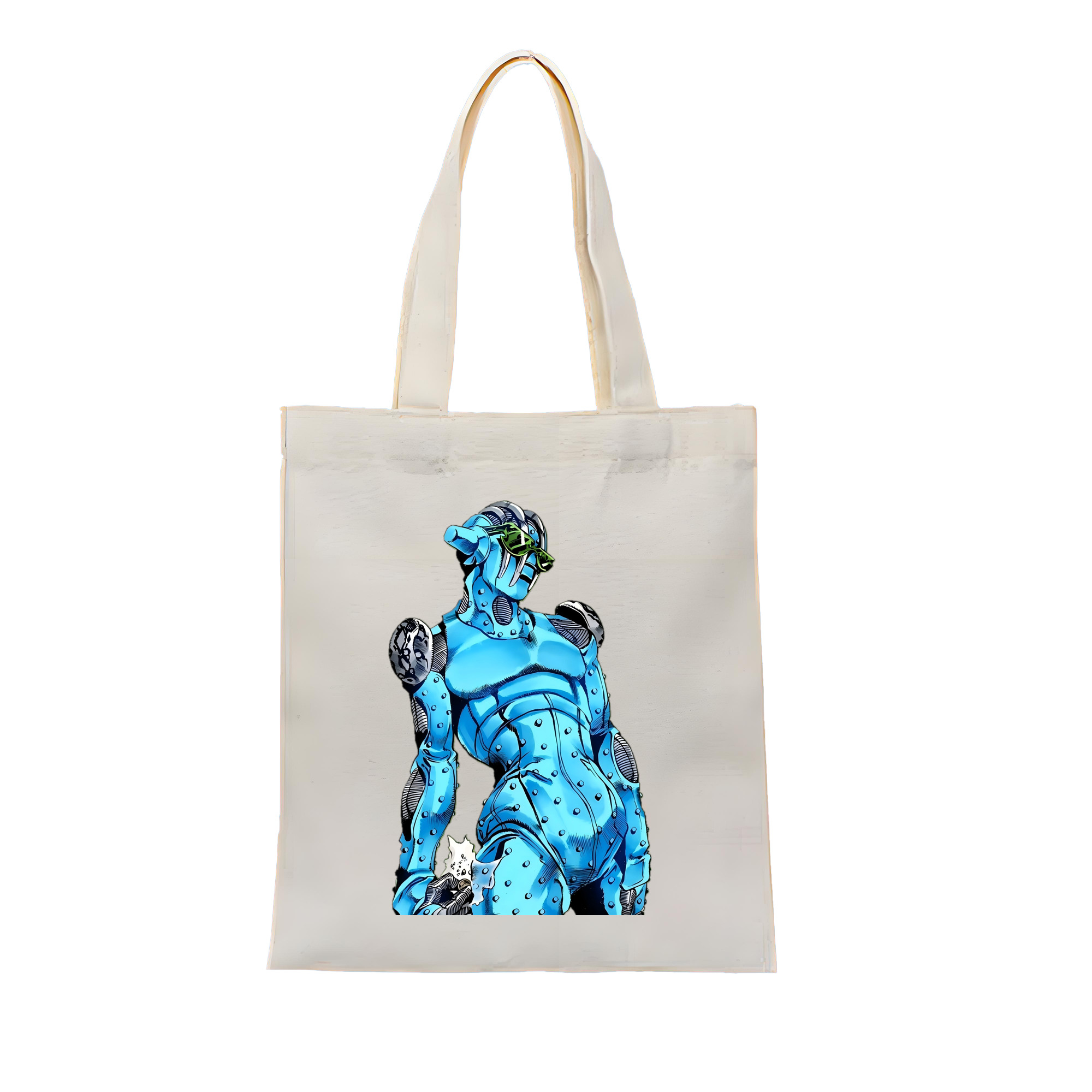 （画像用） ジョジョの奇妙な冒険 JoJo's Bizarre Adventure 縦型キャンバス生地手提げバッグ　トートバッグ