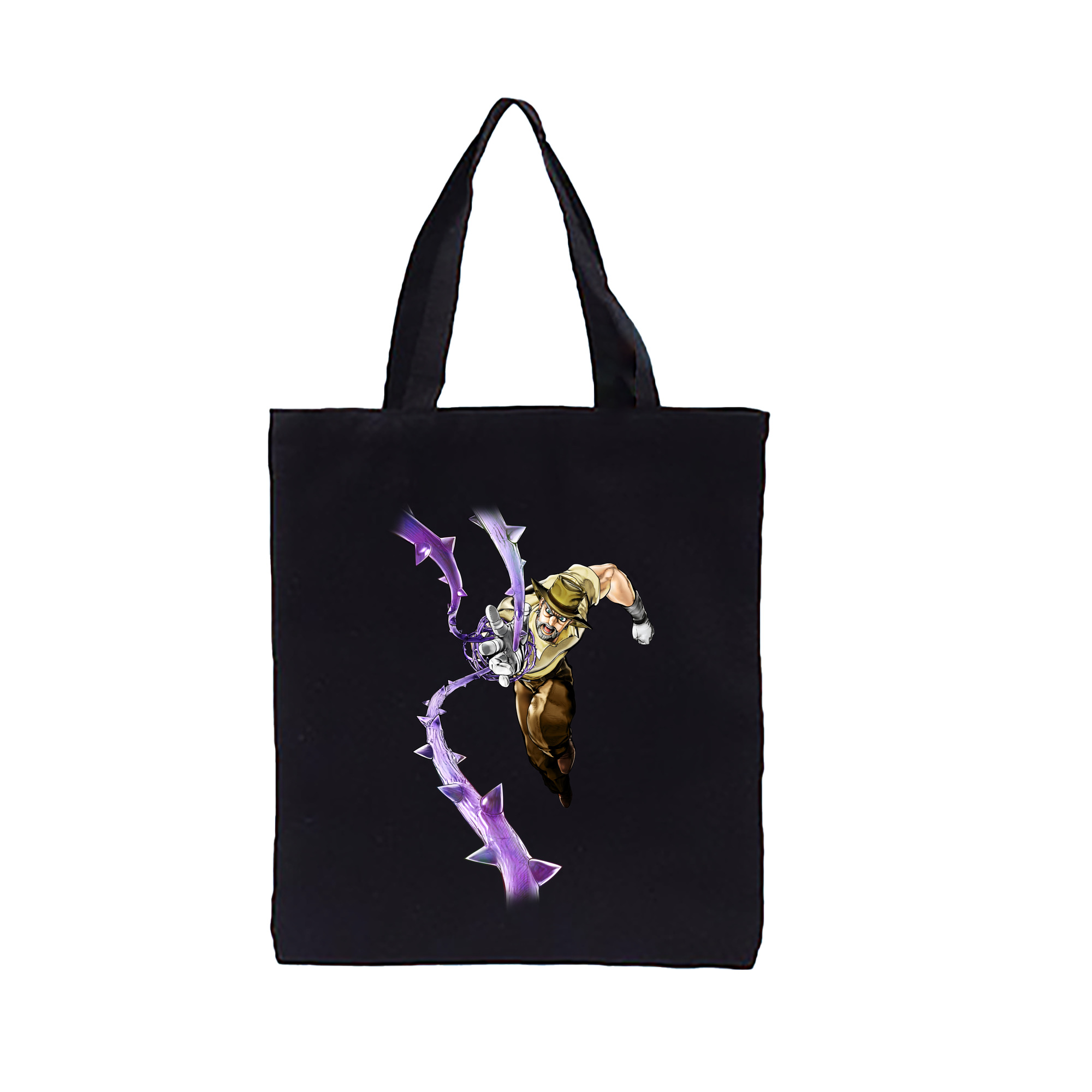 （画像用） ジョジョの奇妙な冒険 ジョセフ?ジョースター JoJo's Bizarre Adventure Joseph Joestar 縦型キャンバス生地手提げバッグ　トートバッグ