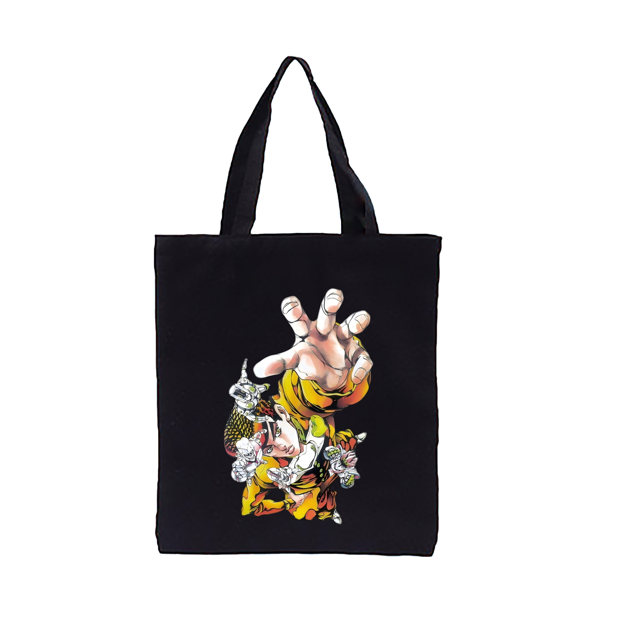 （画像用） ジョジョの奇妙な冒険 ひがしかた じょうすけ JoJo's Bizarre Adventure Higashikata Josuke 縦型キャンバス生地手提げバッグ　トートバッグ