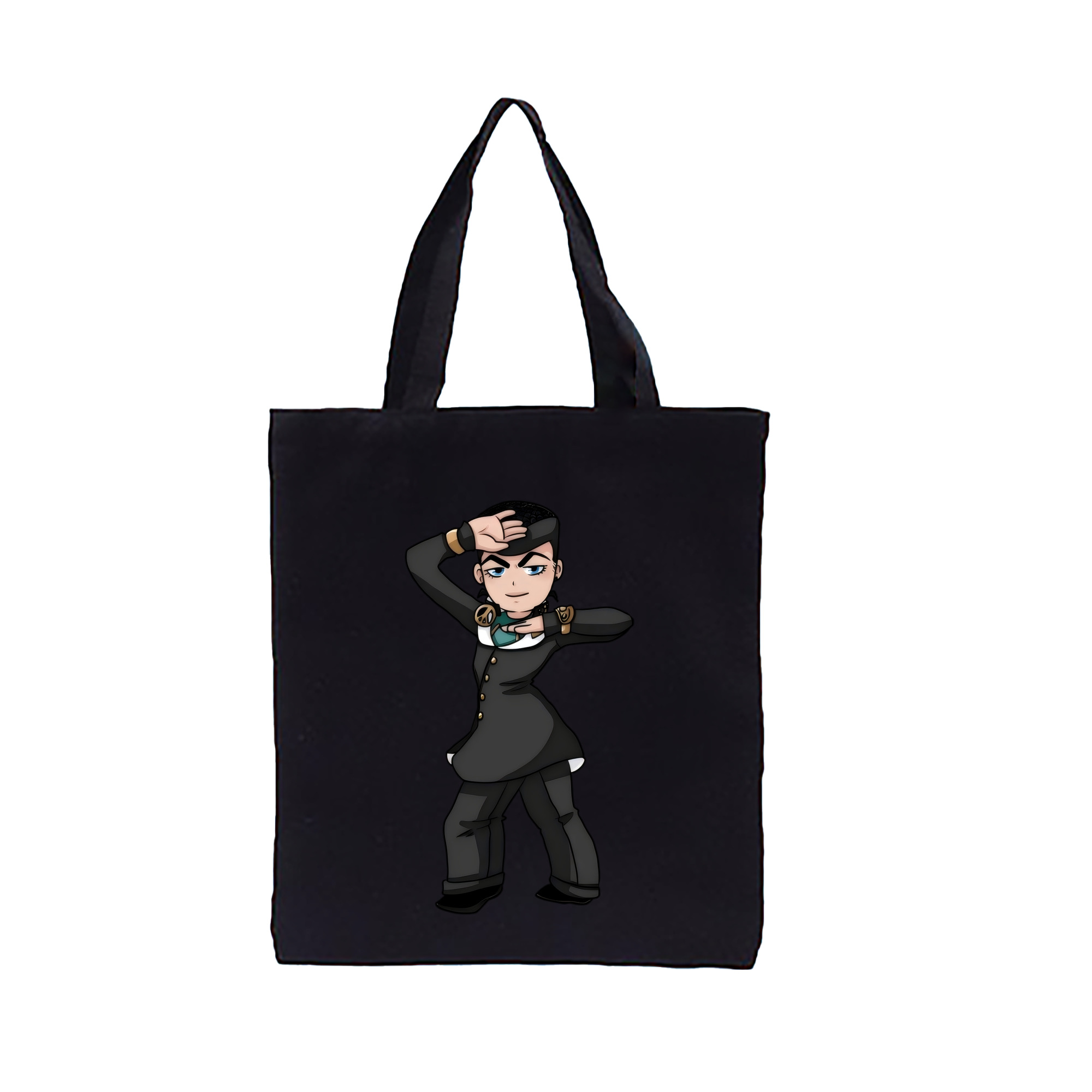 （画像用） ジョジョの奇妙な冒険 ひがしかた じょうすけ JoJo's Bizarre Adventure Higashikata Josuke 縦型キャンバス生地手提げバッグ　トートバッグ
