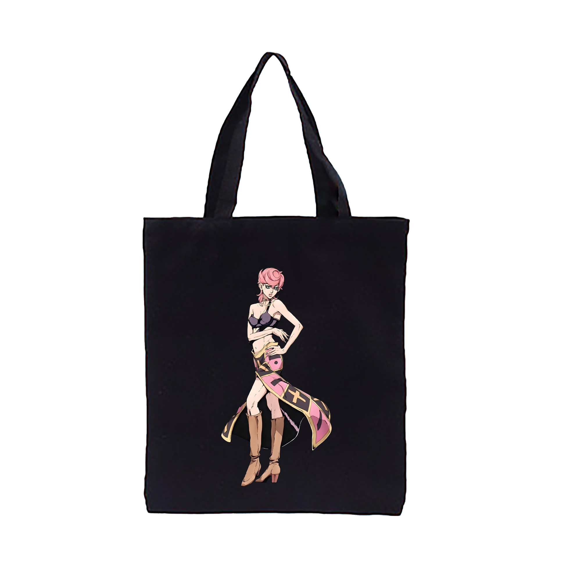 （画像用） ジョジョの奇妙な冒険 トリッシュ?ウナ JoJo's Bizarre Adventure Trish Una 縦型キャンバス生地手提げバッグ　トートバッグ