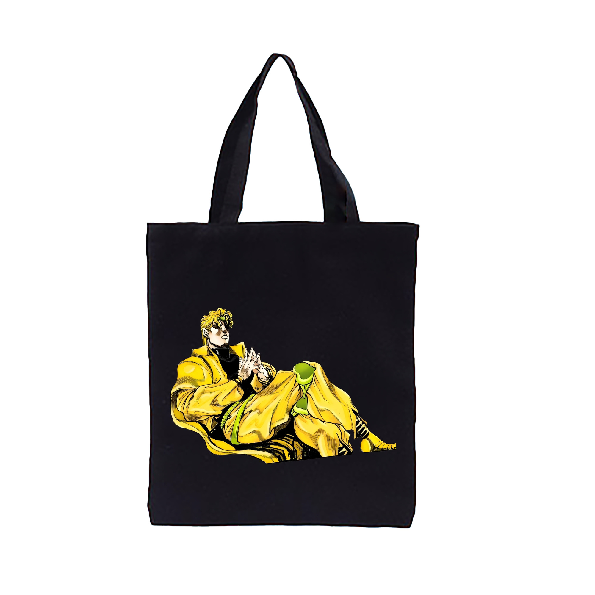 （画像用） ジョジョの奇妙な冒険 ディオ?ブランドー JoJo's Bizarre Adventure Dio Brando 縦型キャンバス生地手提げバッグ　トートバッグ