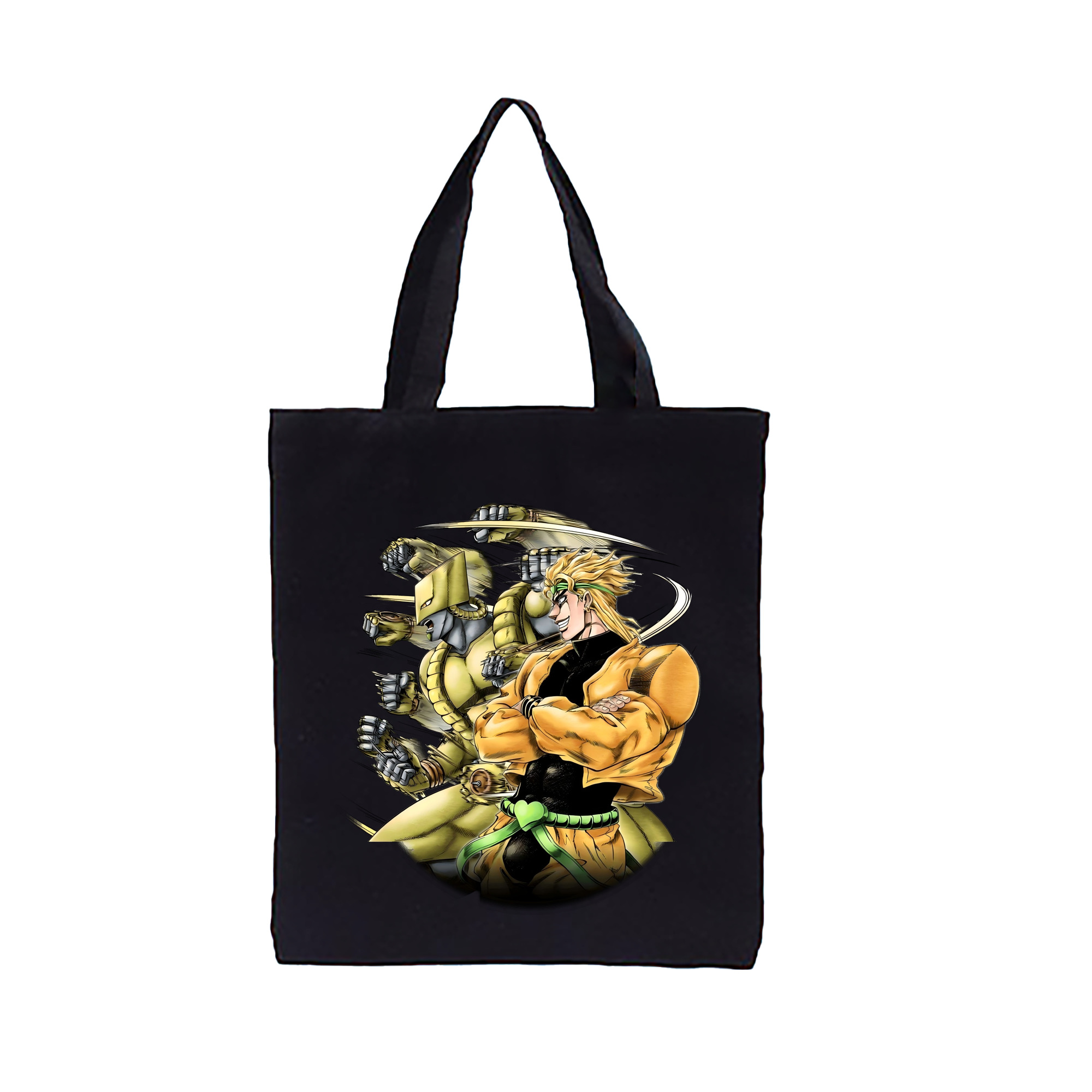 （画像用） ジョジョの奇妙な冒険 ディオ?ブランドー JoJo's Bizarre Adventure Dio Brando 縦型キャンバス生地手提げバッグ　トートバッグ