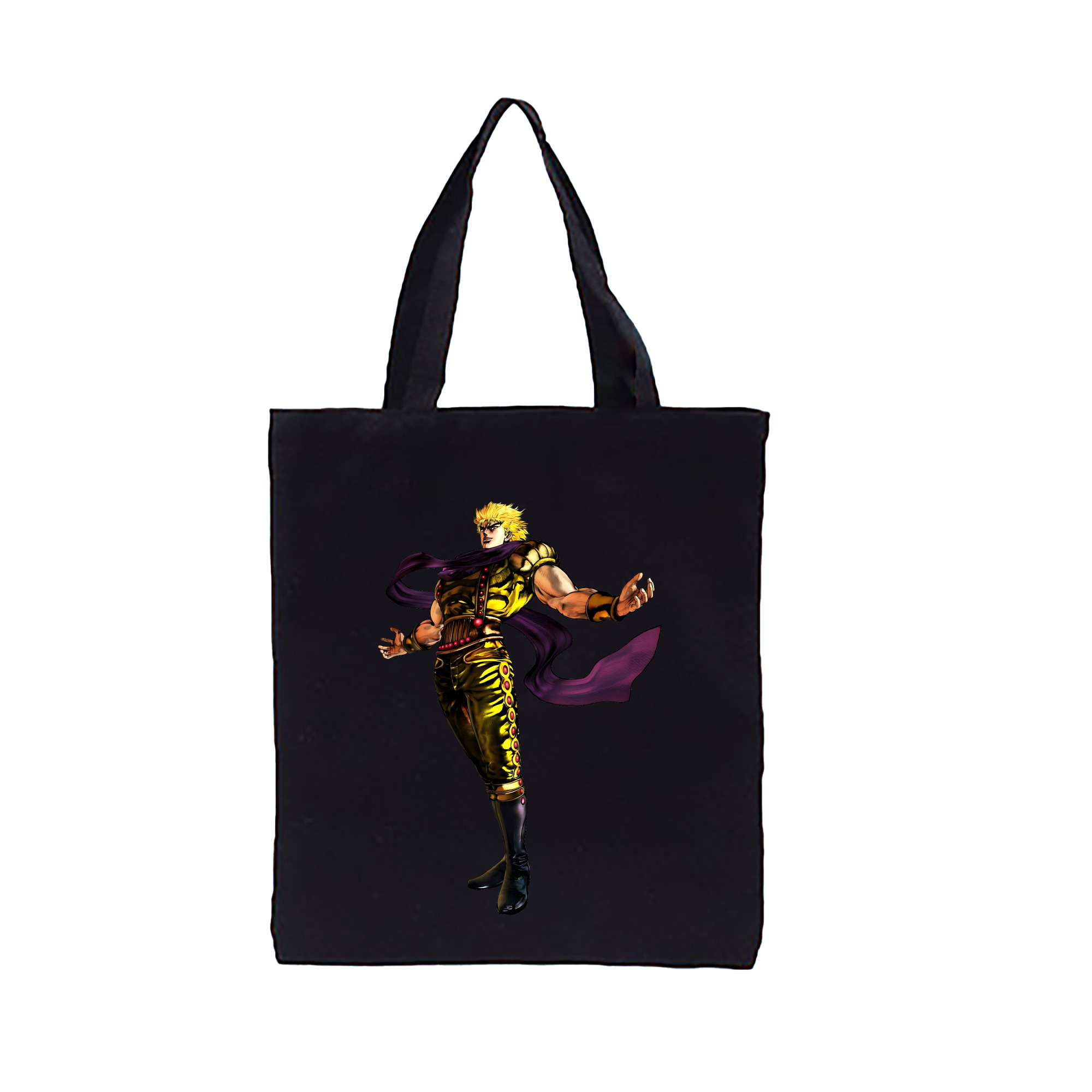 （画像用） ジョジョの奇妙な冒険 ディオ?ブランドー JoJo's Bizarre Adventure Dio Brando 縦型キャンバス生地手提げバッグ　トートバッグ