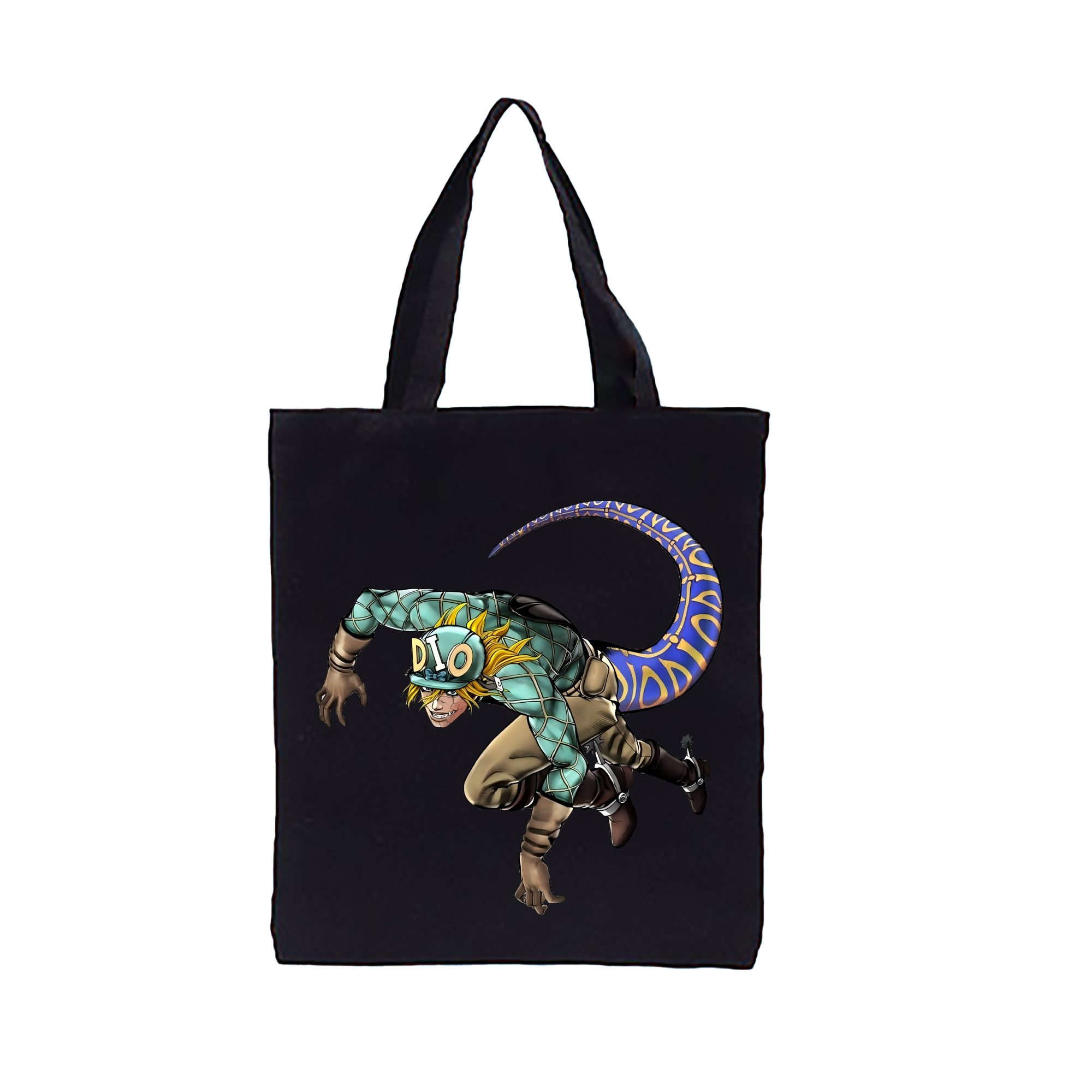 （画像用） ジョジョの奇妙な冒険 ディオ?ブランドー JoJo's Bizarre Adventure Dio Brando 縦型キャンバス生地手提げバッグ　トートバッグ