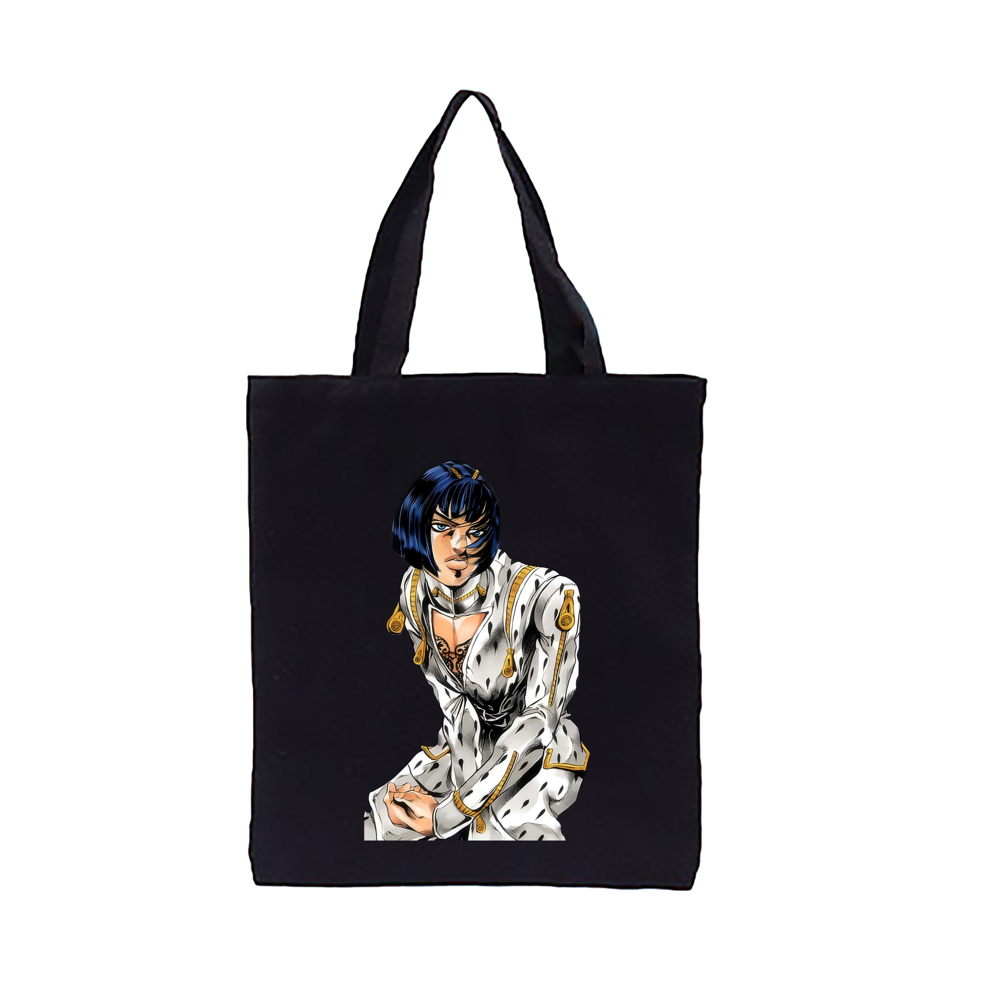 （画像用） ジョジョの奇妙な冒険 ブローノ?ブチャラティ JoJo's Bizarre Adventure Bruno Bucciarati 縦型キャンバス生地手提げバッグ　トートバッグ