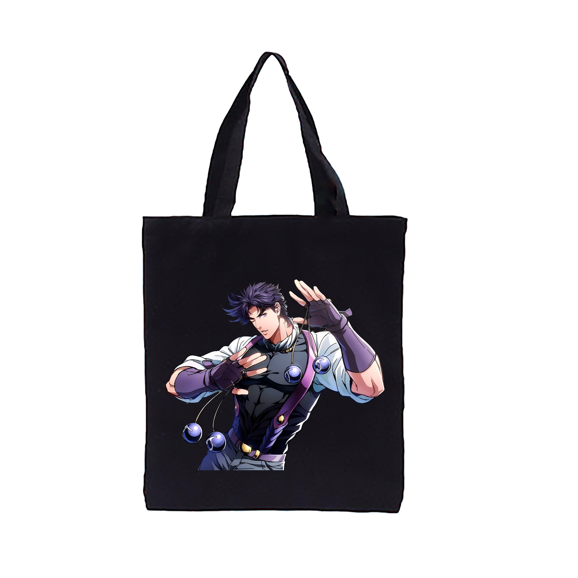 （画像用） ジョジョの奇妙な冒険 JoJo's Bizarre Adventure 縦型キャンバス生地手提げバッグ　トートバッグ