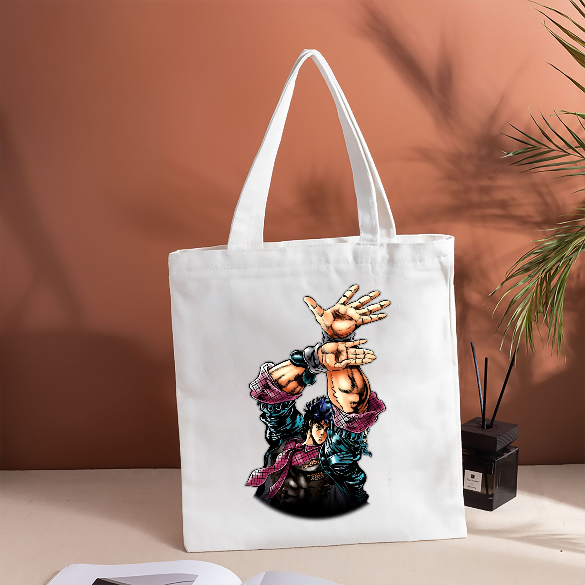 ジョジョの奇妙な冒険 /ジョナサン?ジョースター JoJo's Bizarre Adventure Jonathan Joestar 縦型キャンバス生地手提げバッグ　トートバッグ