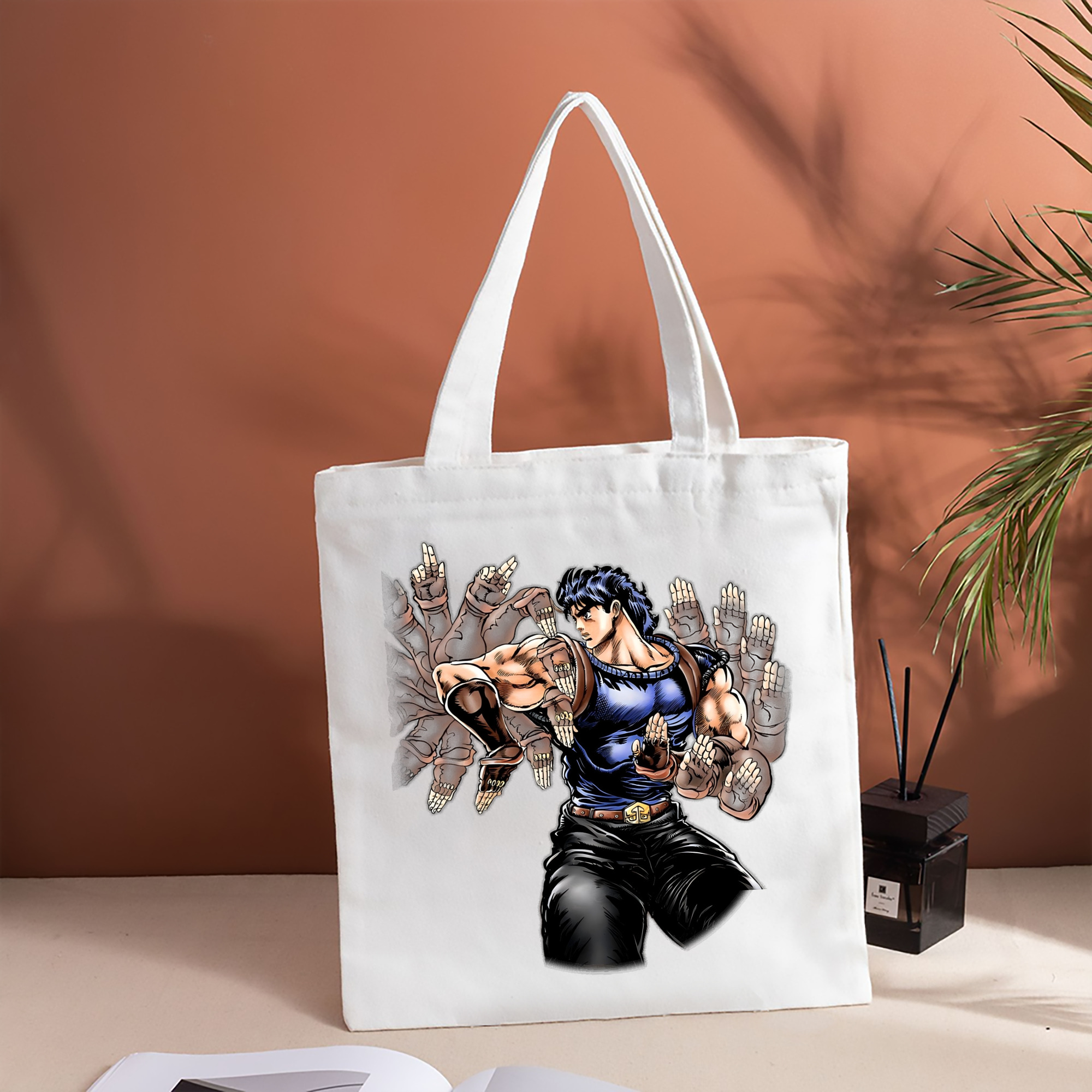 ジョジョの奇妙な冒険 /ジョナサン?ジョースター JoJo's Bizarre Adventure Jonathan Joestar 縦型キャンバス生地手提げバッグ　トートバッグ