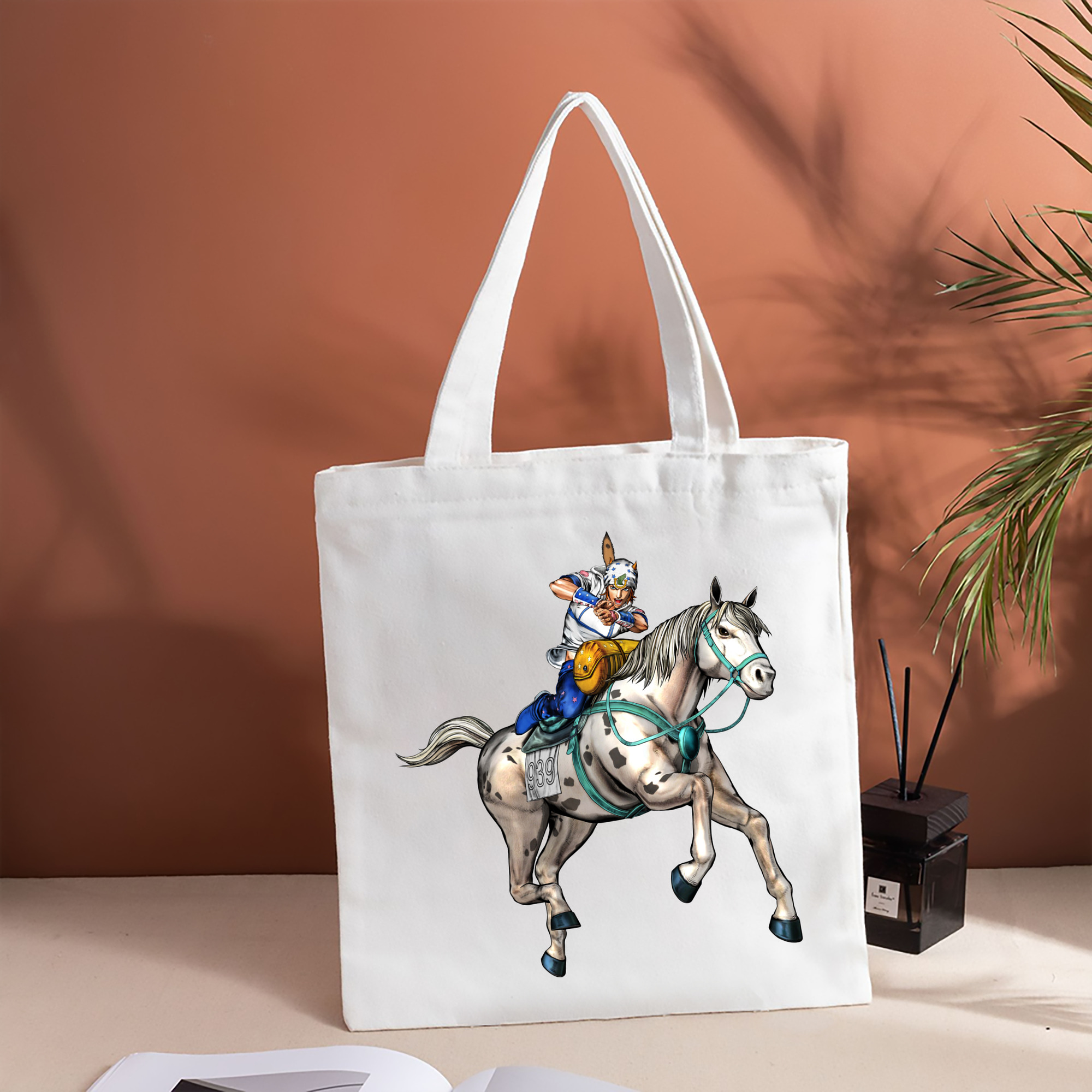 ジョジョの奇妙な冒険 ジョナサン?ジョースター JoJo's Bizarre Adventure Jonathan Joestar 縦型キャンバス生地手提げバッグ　トートバッグ
