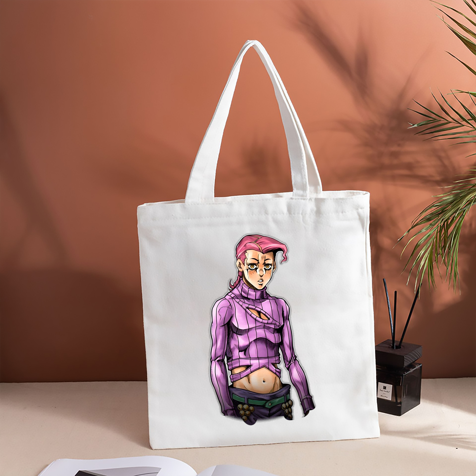 ジョジョの奇妙な冒険 ビネガー?ドッピオ JoJo's Bizarre Adventure Vinegar Doppio 縦型キャンバス生地手提げバッグ　トートバッグ