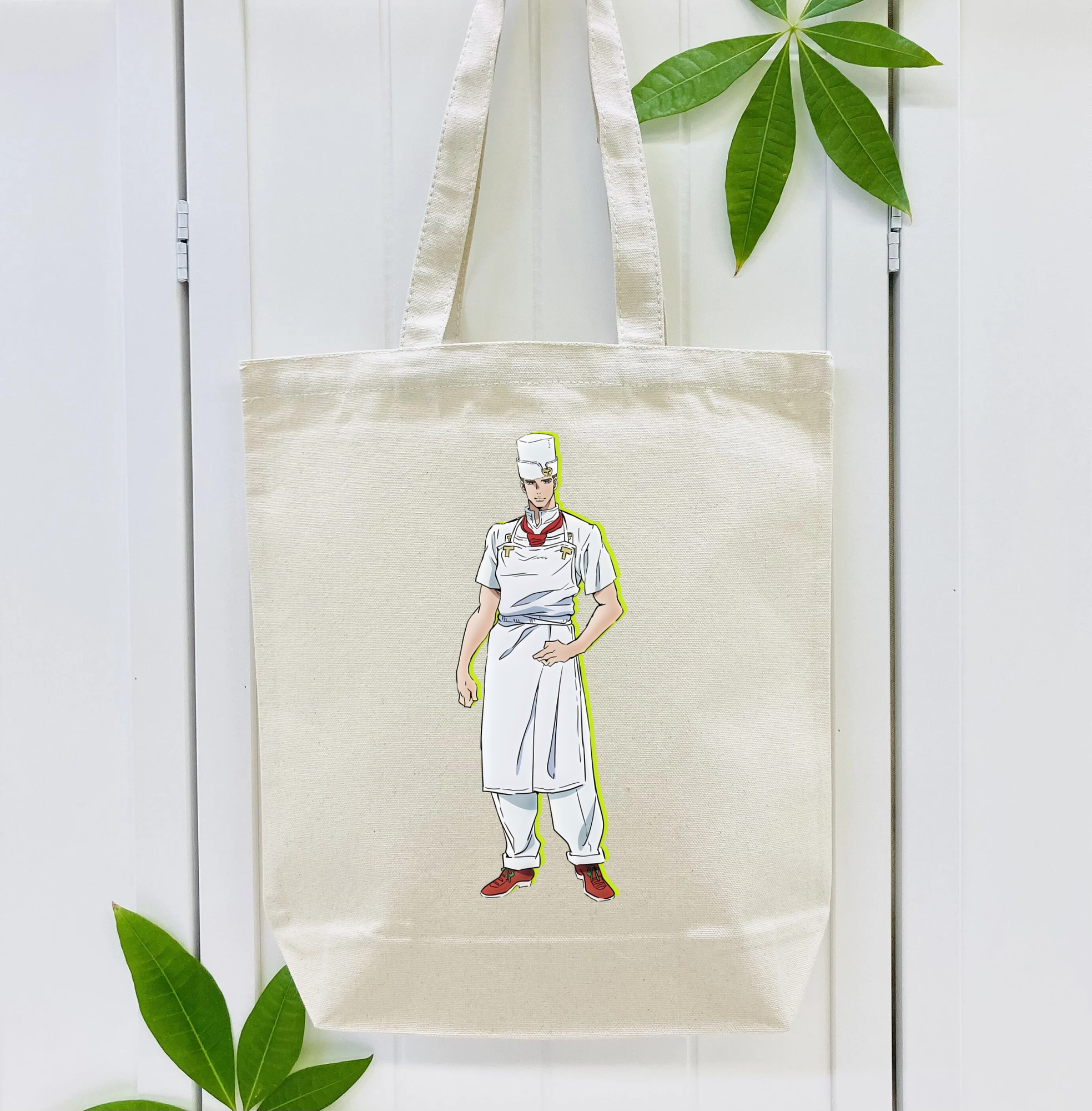 ジョジョの奇妙な冒険 Tonio Trussardi JoJo's Bizarre Adventure トニオ?トラッサルディ 縦型キャンバス生地手提げバッグ　トートバッグ