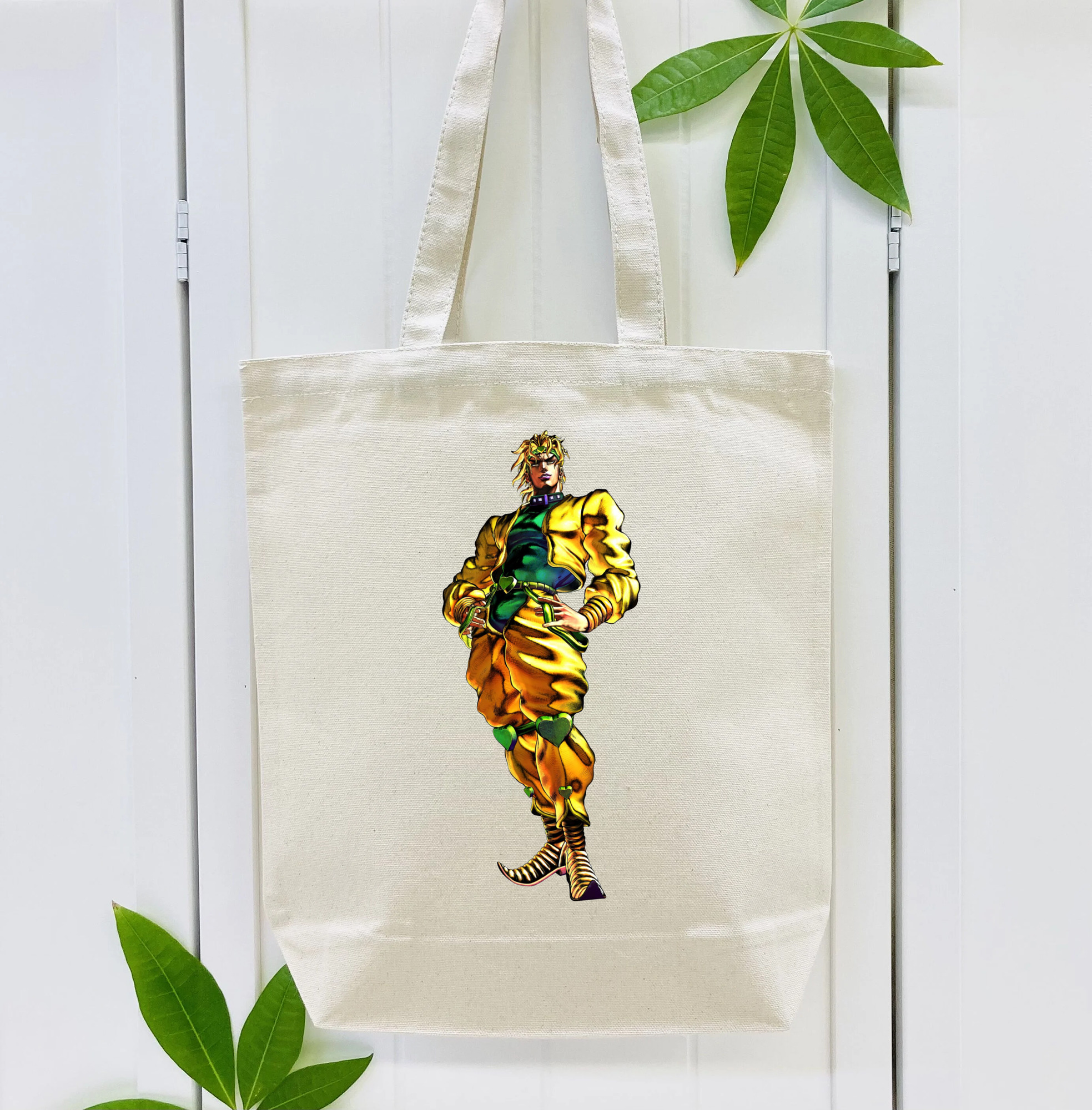 ジョジョの奇妙な冒険 ディオ?ブランドー JoJo's Bizarre Adventure Dio Brando 縦型キャンバス生地手提げバッグ　トートバッグ
