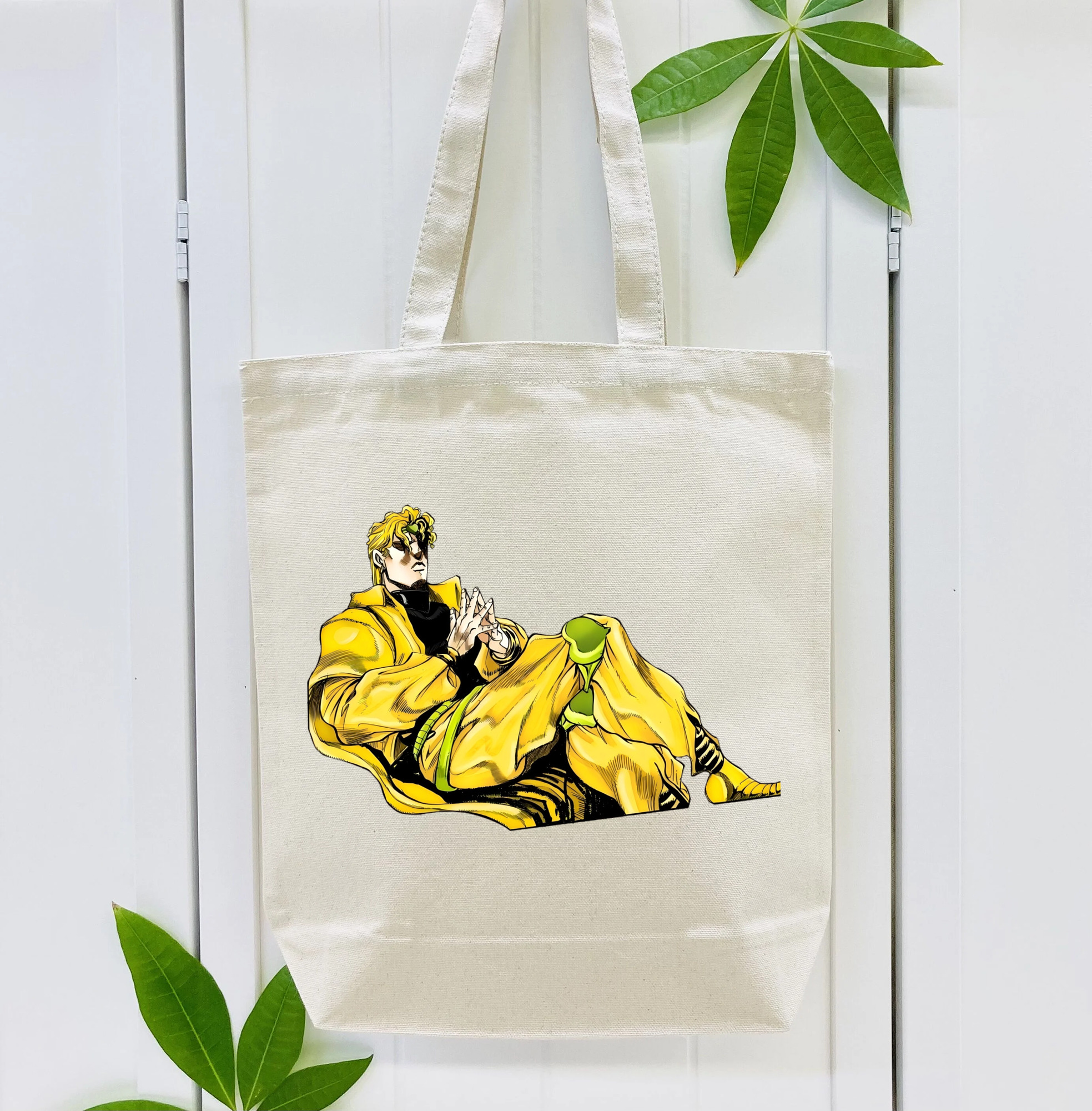 ジョジョの奇妙な冒険 ディオ?ブランドー JoJo's Bizarre Adventure Dio Brando 縦型キャンバス生地手提げバッグ　トートバッグ