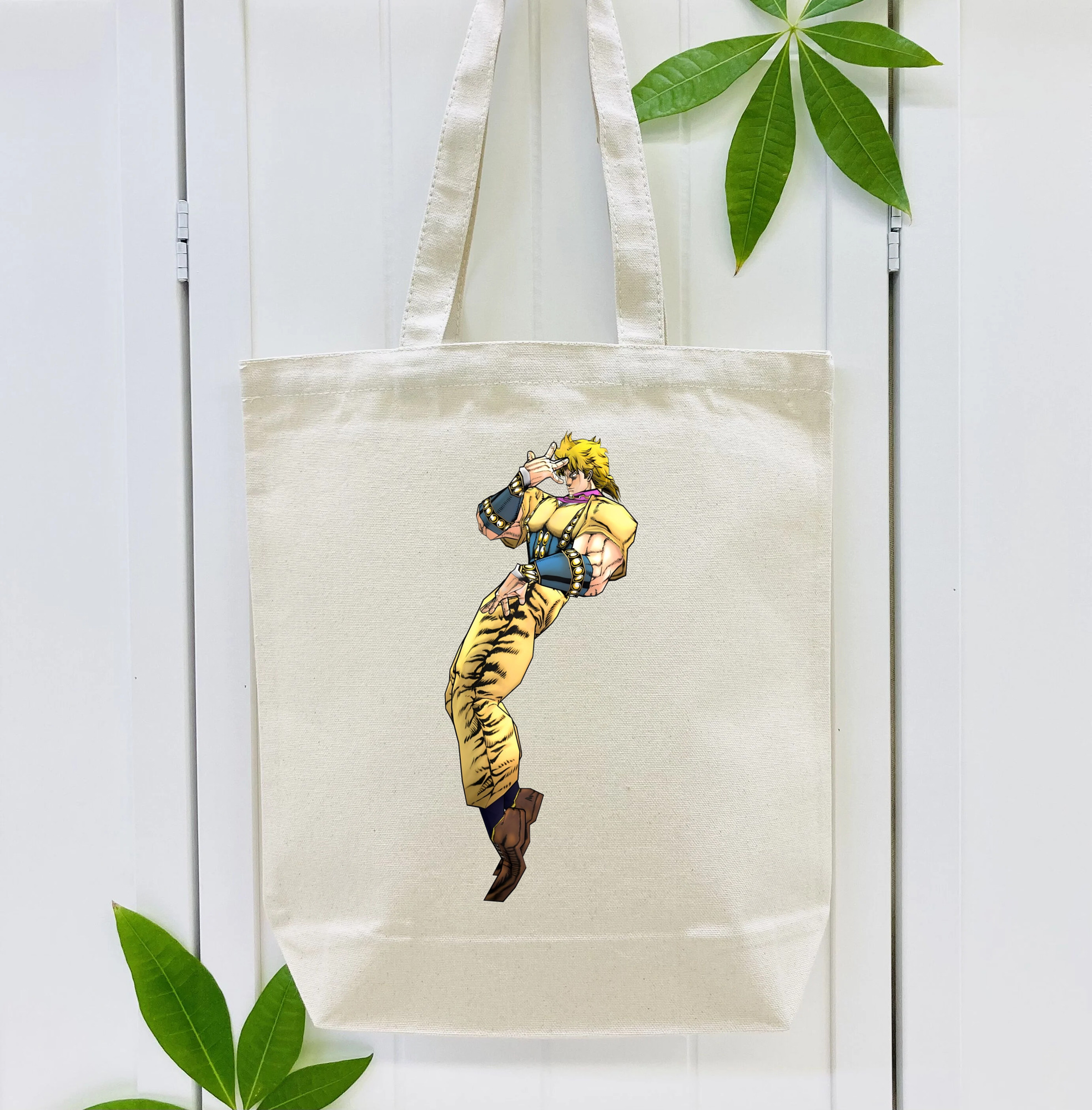 ジョジョの奇妙な冒険 ディオ?ブランドー JoJo's Bizarre Adventure Dio Brando 縦型キャンバス生地手提げバッグ　トートバッグ