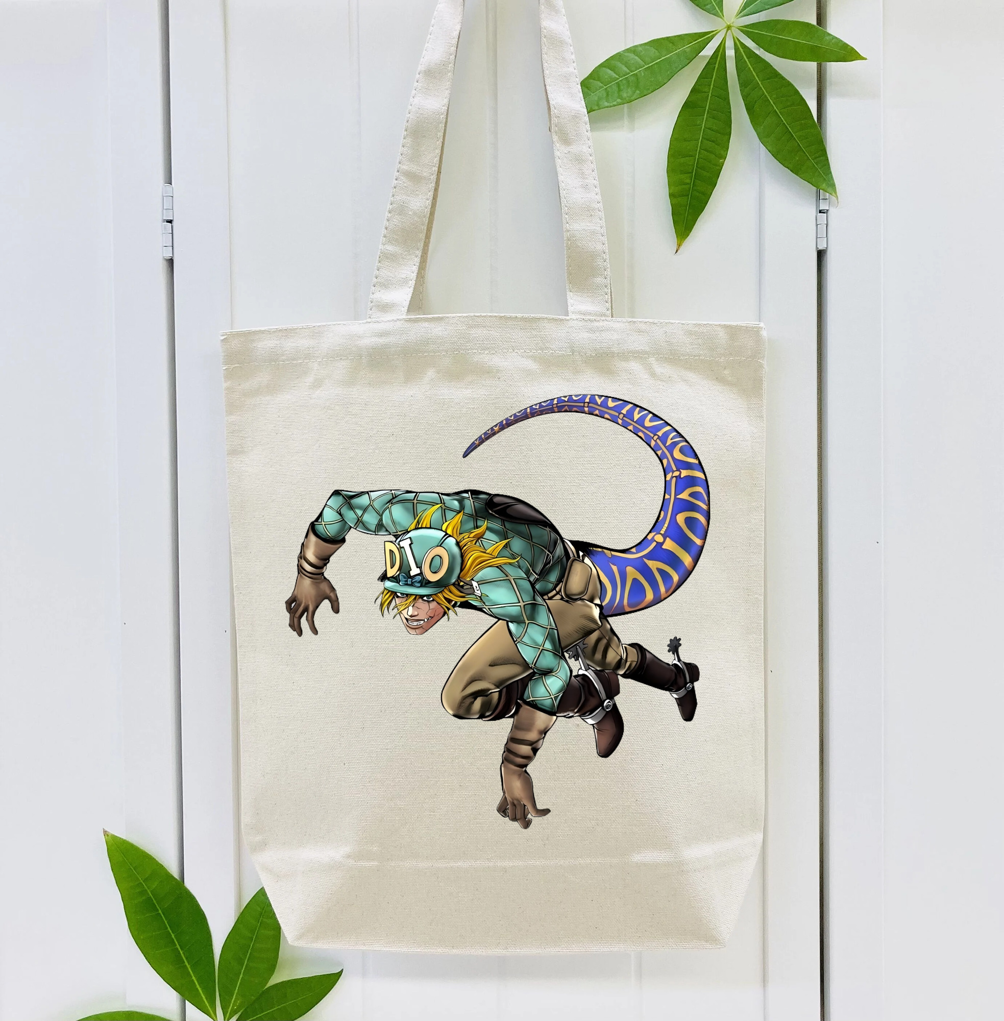ジョジョの奇妙な冒険 ディオ?ブランドー JoJo's Bizarre Adventure Dio Brando 縦型キャンバス生地手提げバッグ　トートバッグ