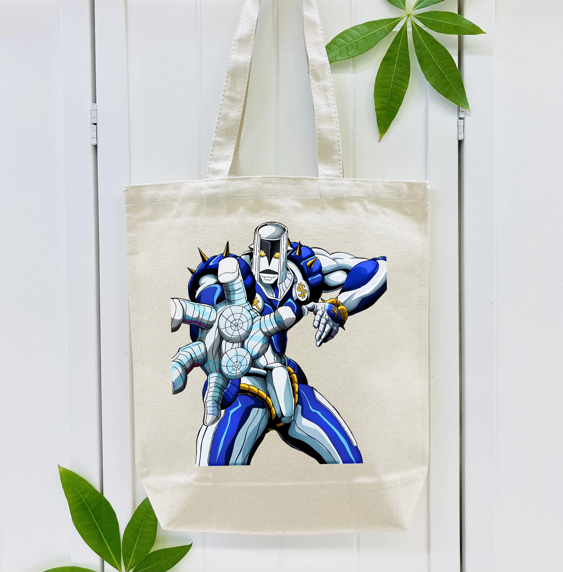 ジョジョの奇妙な冒険 虹村億泰 にじむら おくやす JoJo's Bizarre Adventure Nijimura Okuyasu 縦型キャンバス生地手提げバッグ　トートバッグ