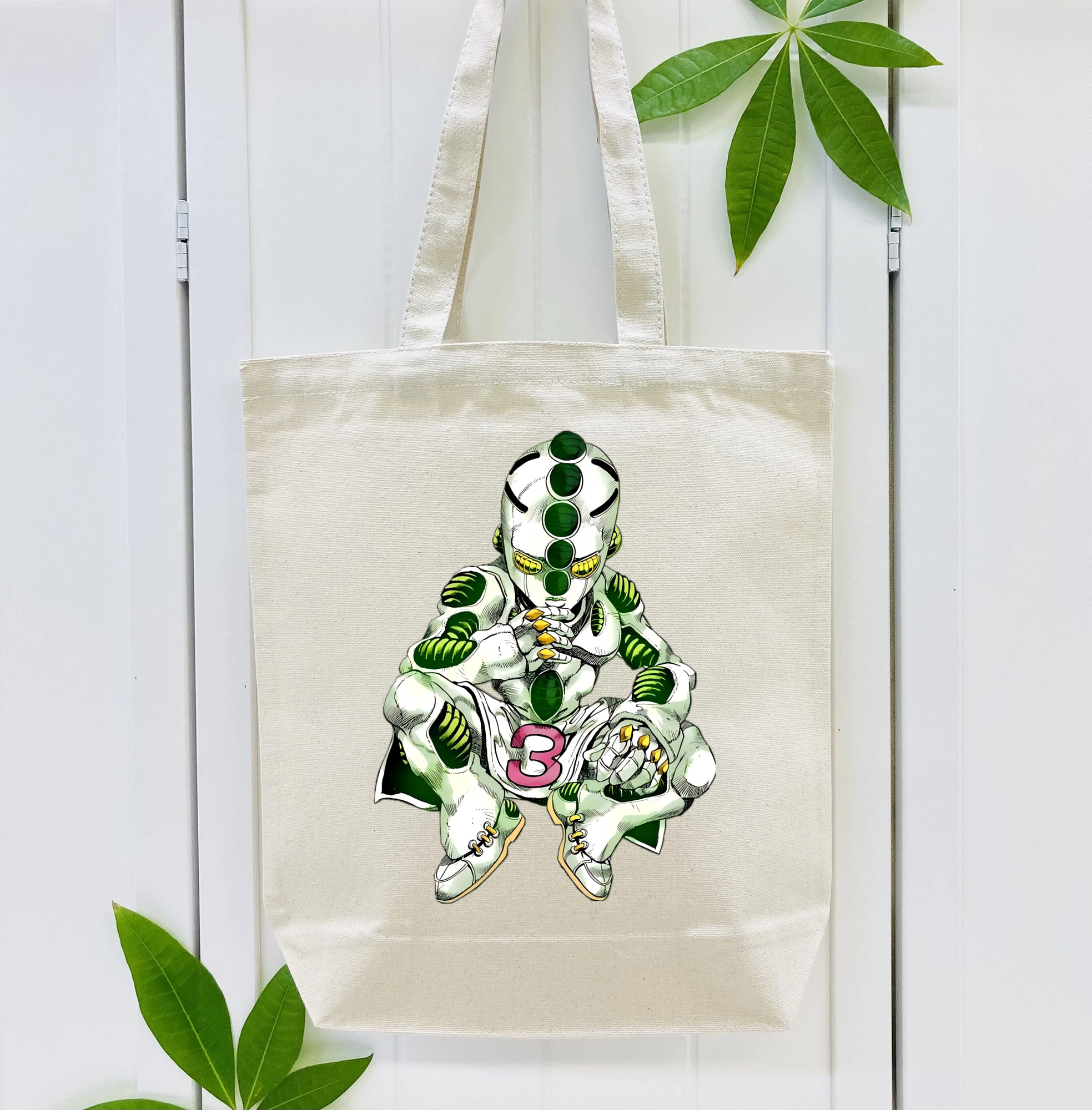 ジョジョの奇妙な冒険 広瀨康一 JoJo's Bizarre Adventure Hirose Koichi 縦型キャンバス生地手提げバッグ　トートバッグ