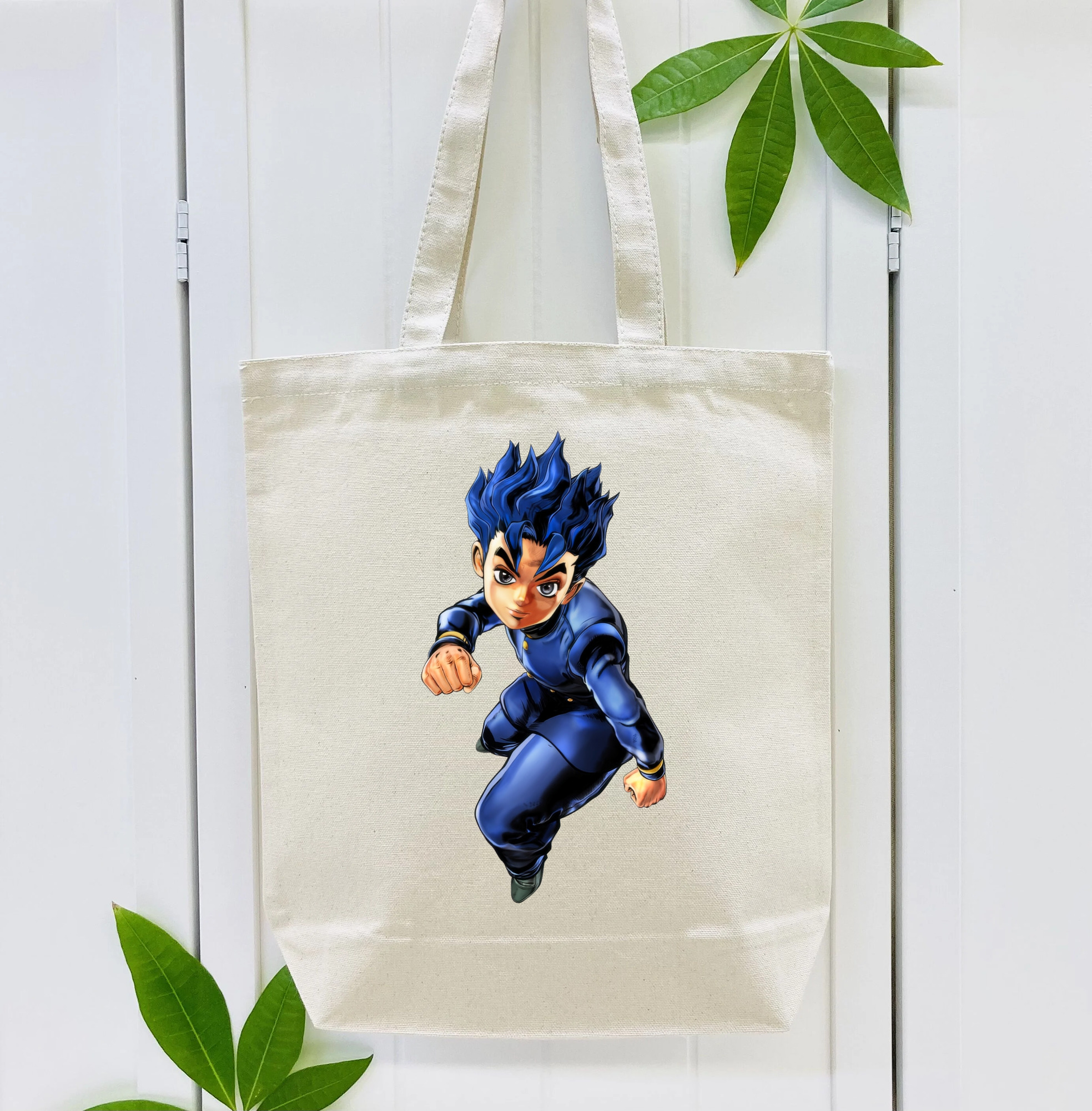 ジョジョの奇妙な冒険 広瀨康一 JoJo's Bizarre Adventure Hirose Koichi 縦型キャンバス生地手提げバッグ　トートバッグ