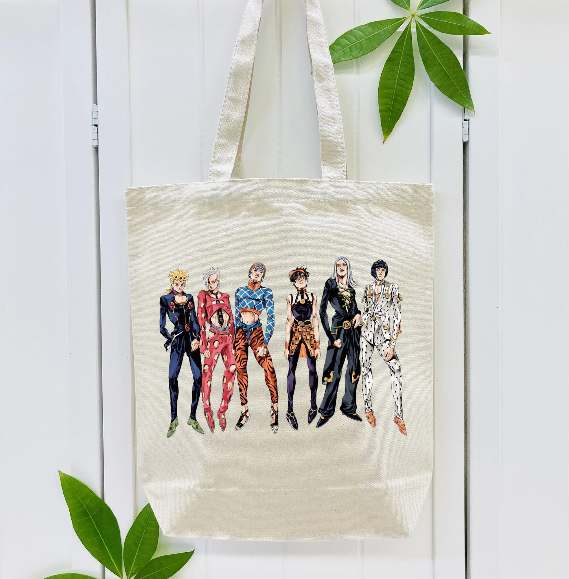 ジョジョの奇妙な冒険 JoJo's Bizarre Adventure 縦型キャンバス生地手提げバッグ　トートバッグ