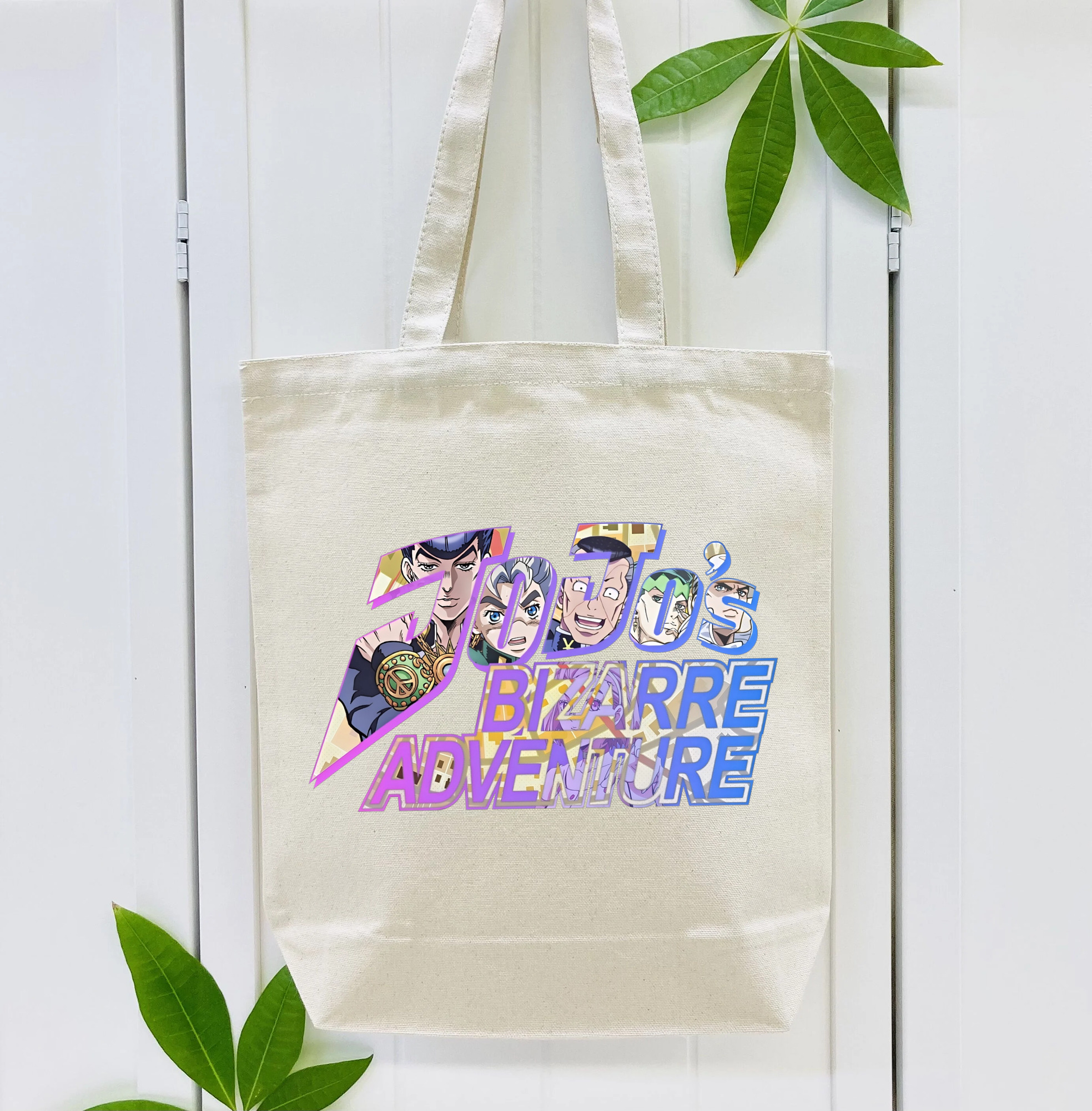 ジョジョの奇妙な冒険 JoJo's Bizarre Adventure 縦型キャンバス生地手提げバッグ　トートバッグ