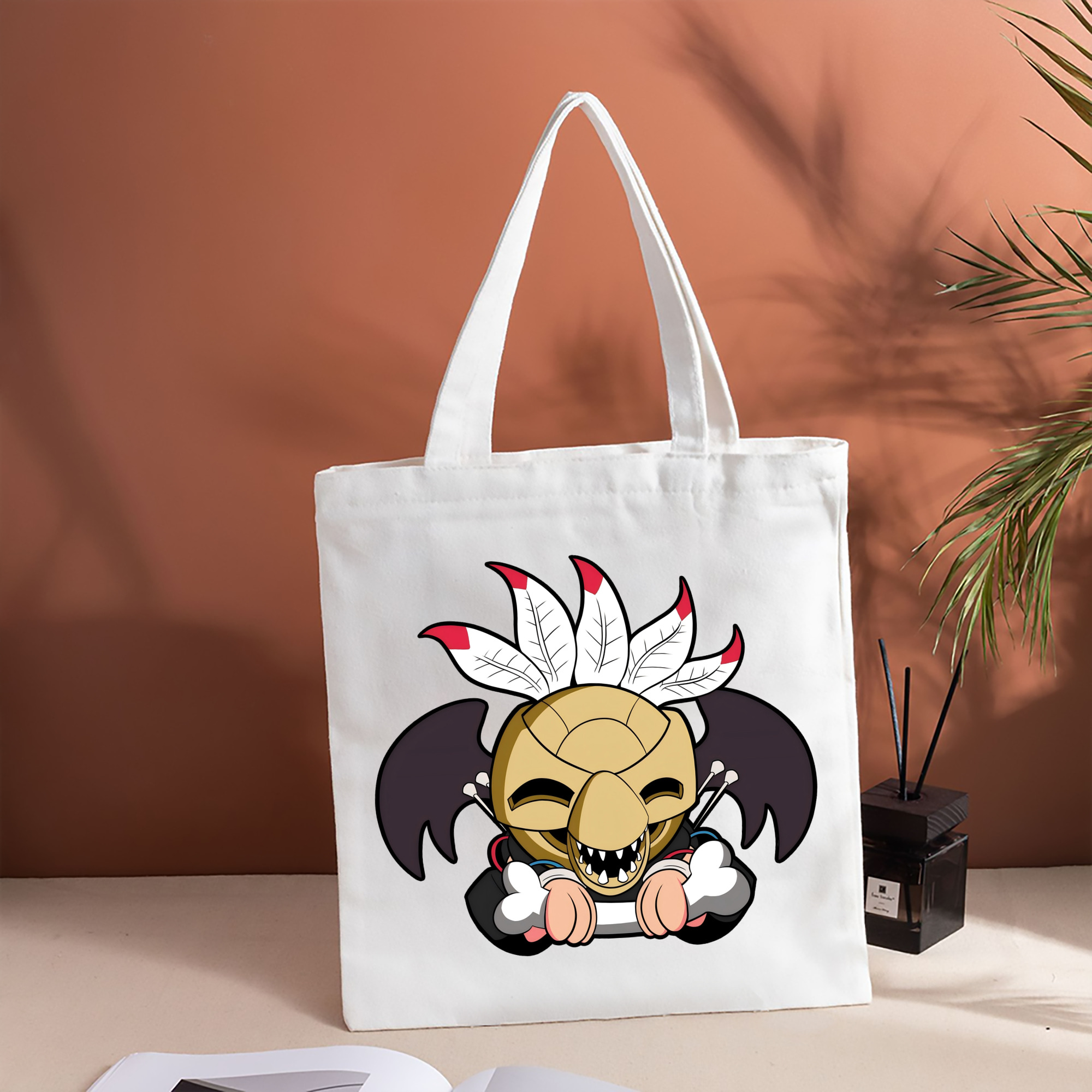 ジョジョの奇妙な冒険 JoJo's Bizarre Adventure 縦型キャンバス生地手提げバッグ　トートバッグ