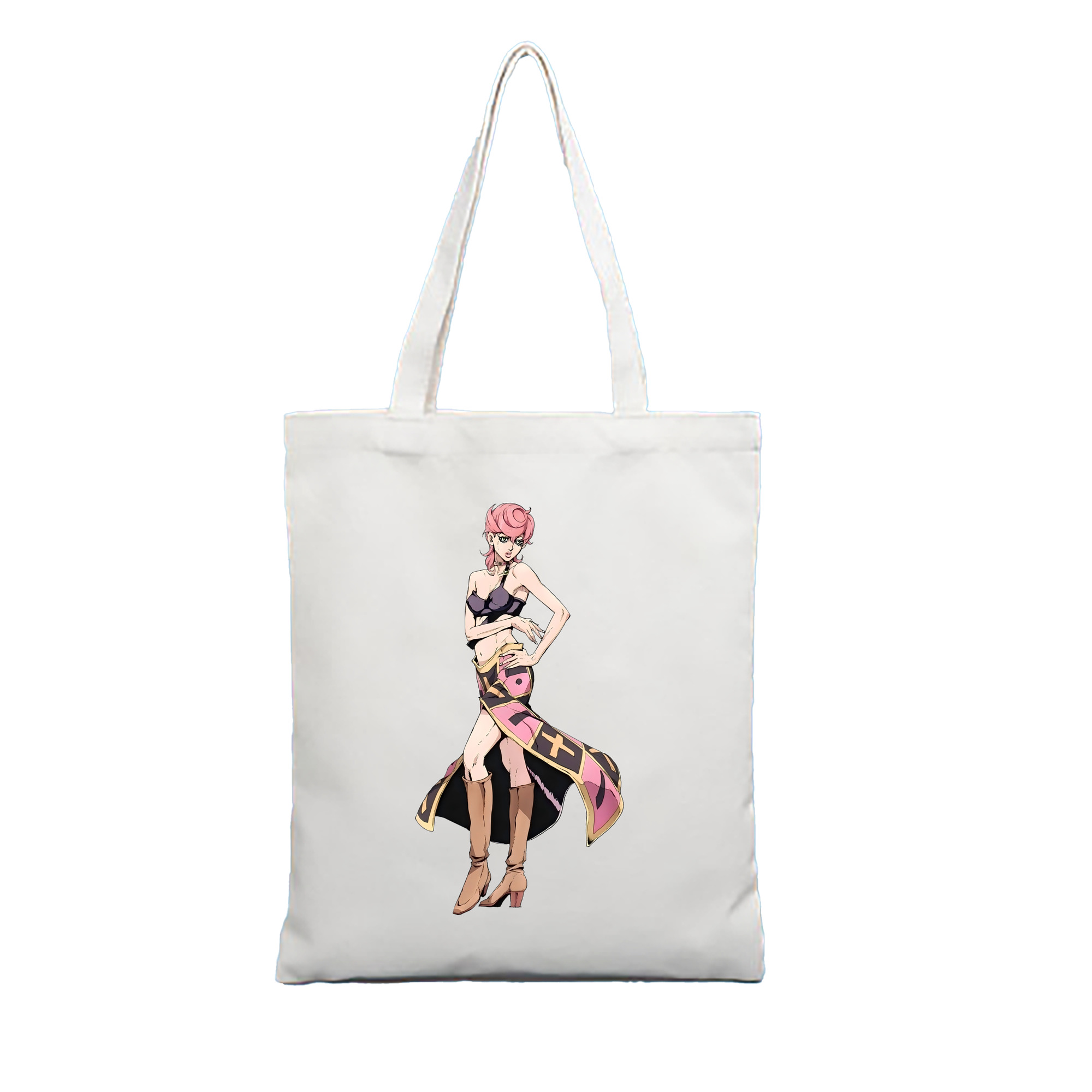 （画像用） ジョジョの奇妙な冒険 トリッシュ?ウナ JoJo's Bizarre Adventure Trish Una 縦型キャンバス生地手提げバッグ　トートバッグ