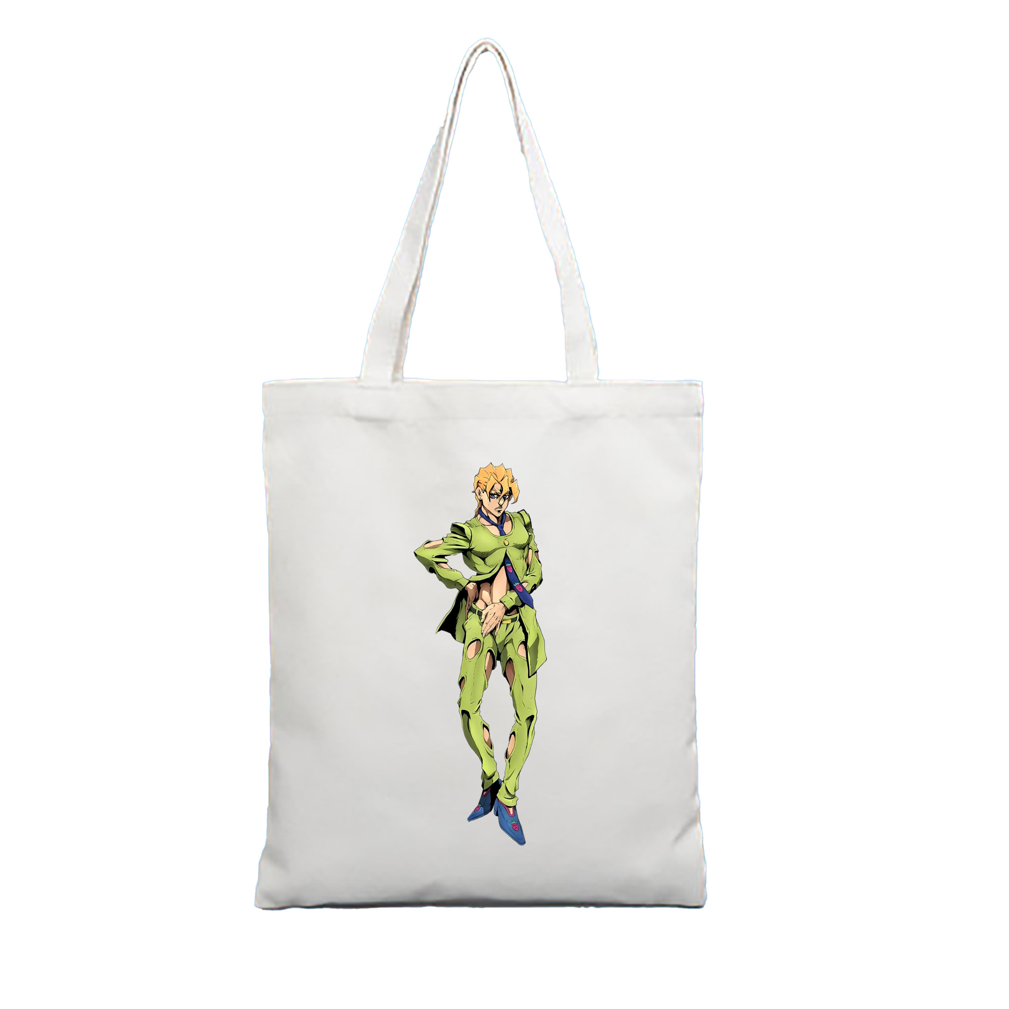 （画像用） ジョジョの奇妙な冒険 パンナコッタ?フー JoJo's Bizarre Adventure Pannacotta Fugo 縦型キャンバス生地手提げバッグ　トートバッグ