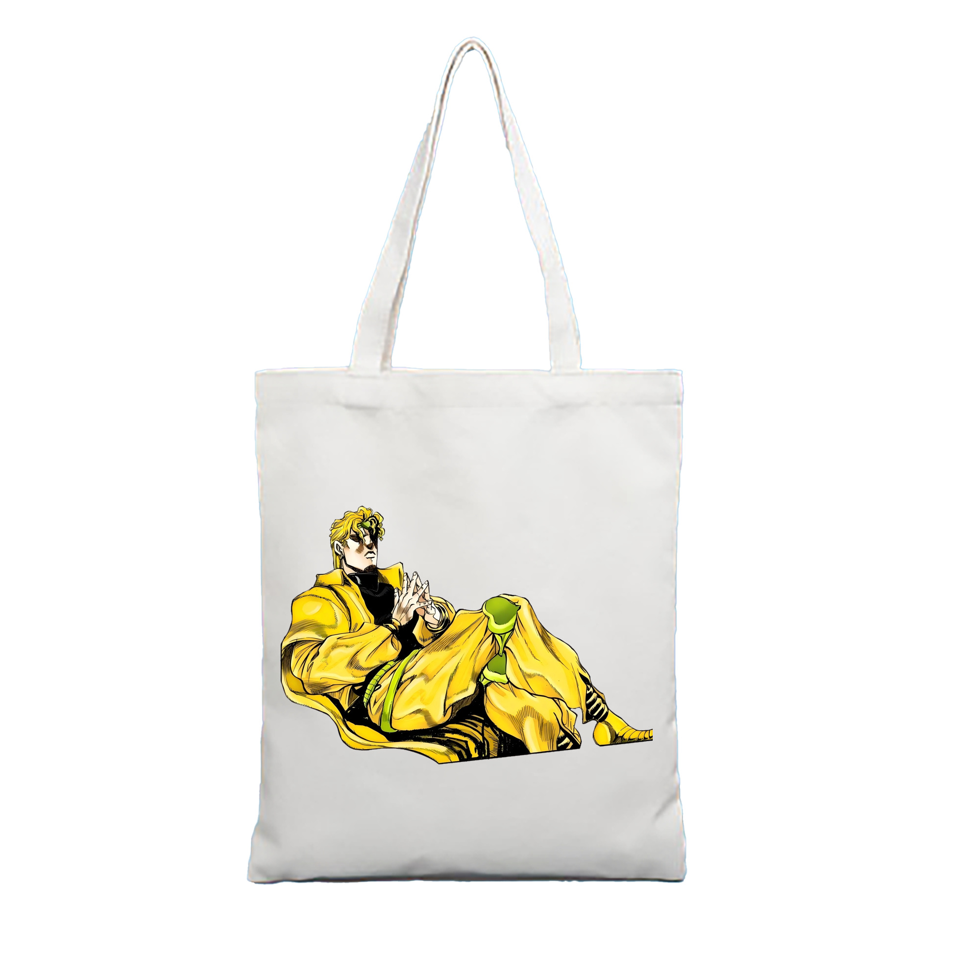 （画像用） ジョジョの奇妙な冒険 ディオ?ブランドー JoJo's Bizarre Adventure Dio Brando 縦型キャンバス生地手提げバッグ　トートバッグ