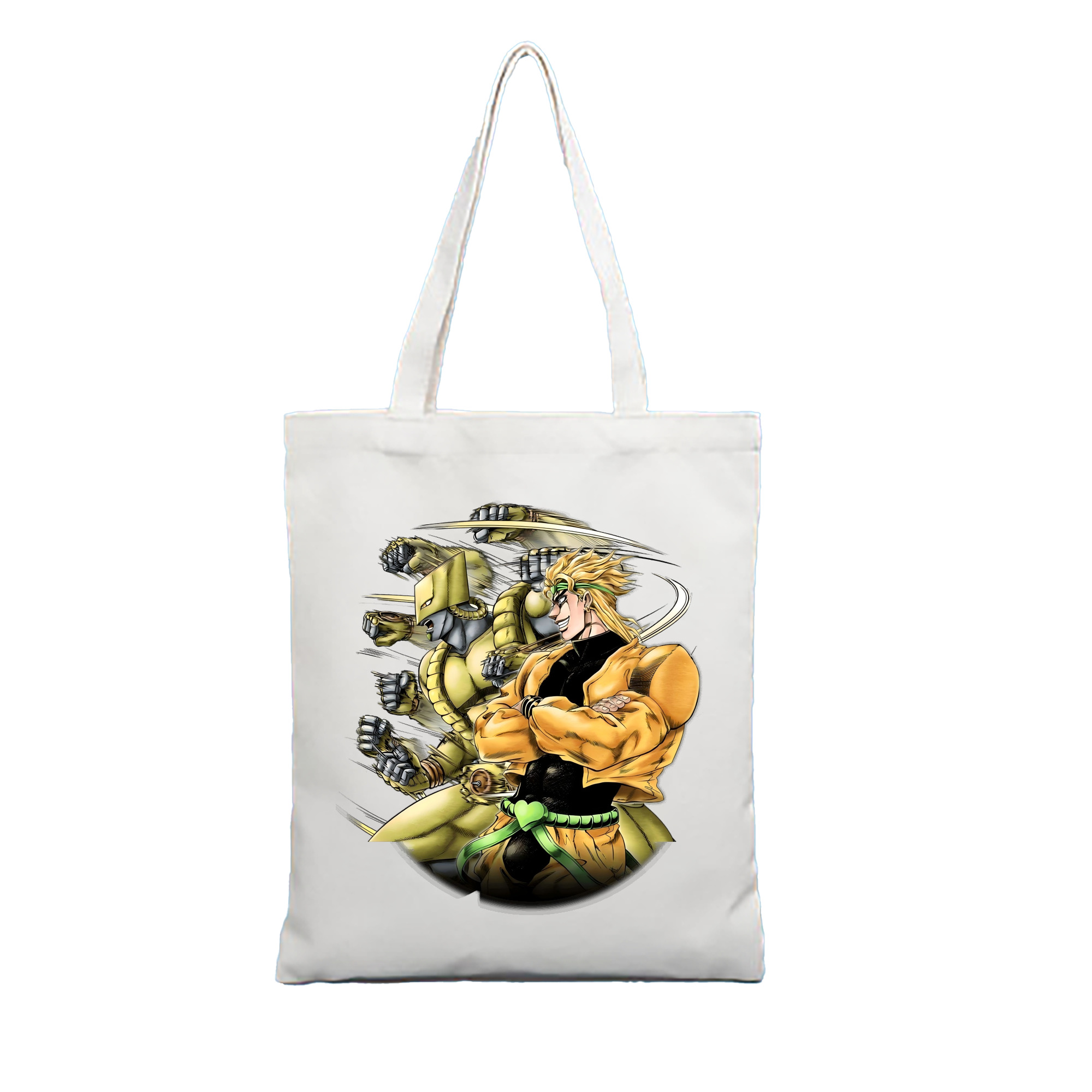 （画像用） ジョジョの奇妙な冒険 ディオ?ブランドー JoJo's Bizarre Adventure Dio Brando 縦型キャンバス生地手提げバッグ　トートバッグ