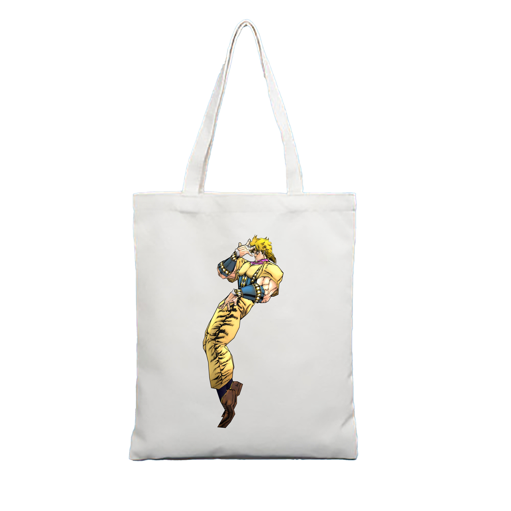 （画像用） ジョジョの奇妙な冒険 ディオ?ブランドー JoJo's Bizarre Adventure Dio Brando 縦型キャンバス生地手提げバッグ　トートバッグ