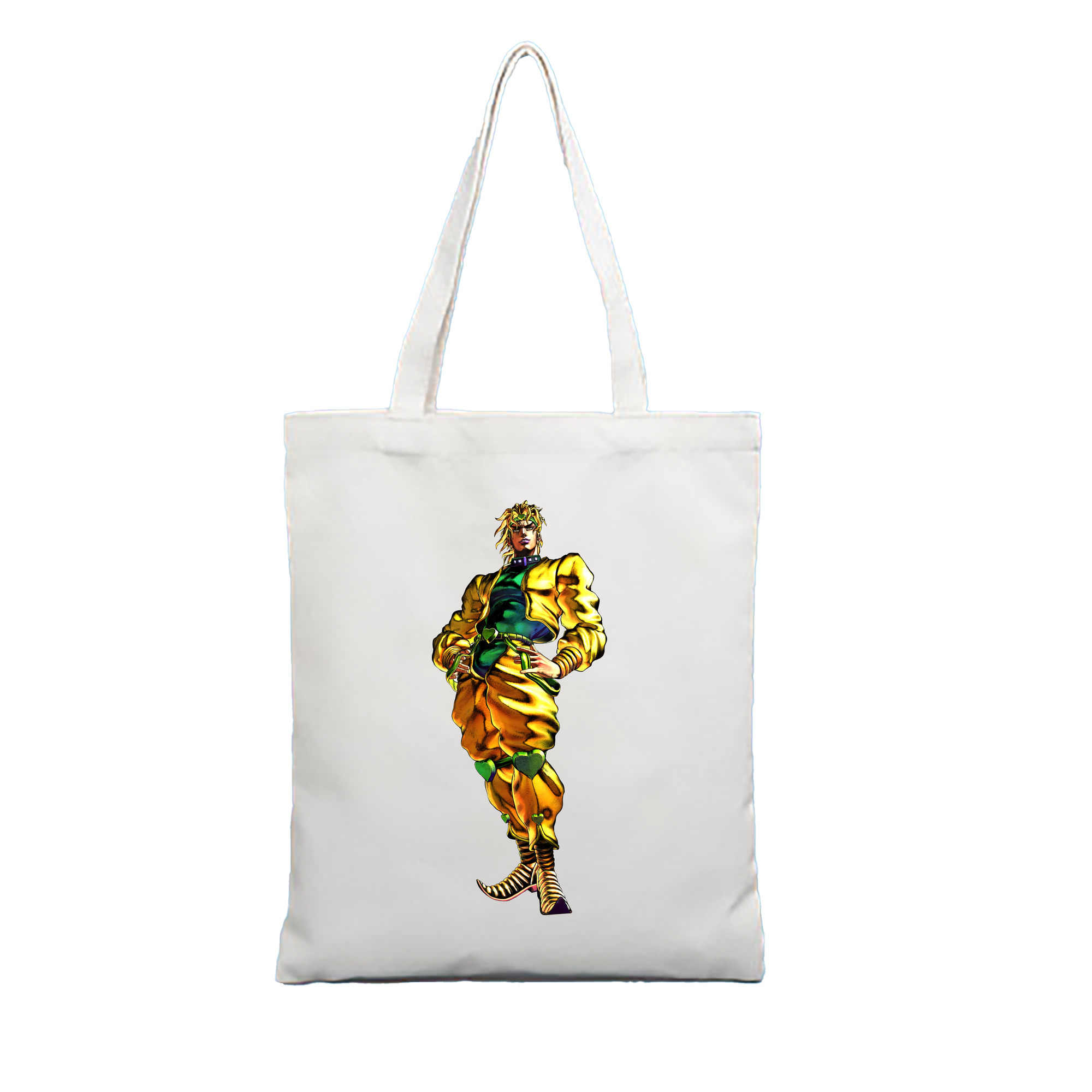 （画像用） ジョジョの奇妙な冒険 ディオ?ブランドー JoJo's Bizarre Adventure Dio Brando 縦型キャンバス生地手提げバッグ　トートバッグ
