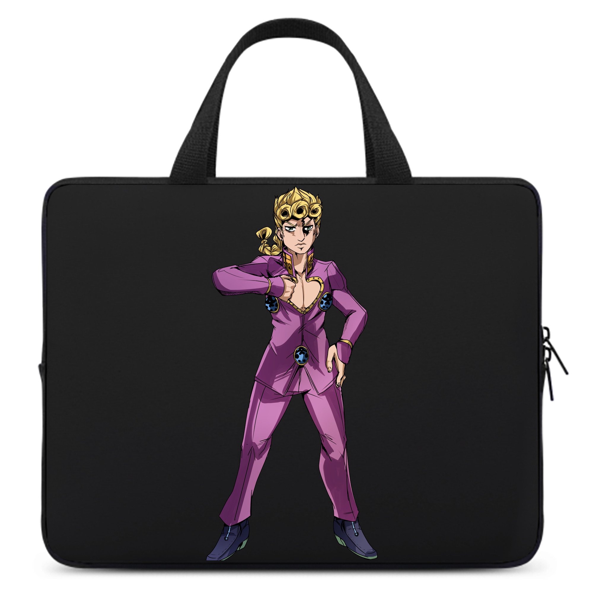 （画像用） ジョジョの奇妙な冒険 ジョルノ?ジョバァーナ JoJo's Bizarre Adventure Giorno Giovanna 手提げノートパソコンバッグ
