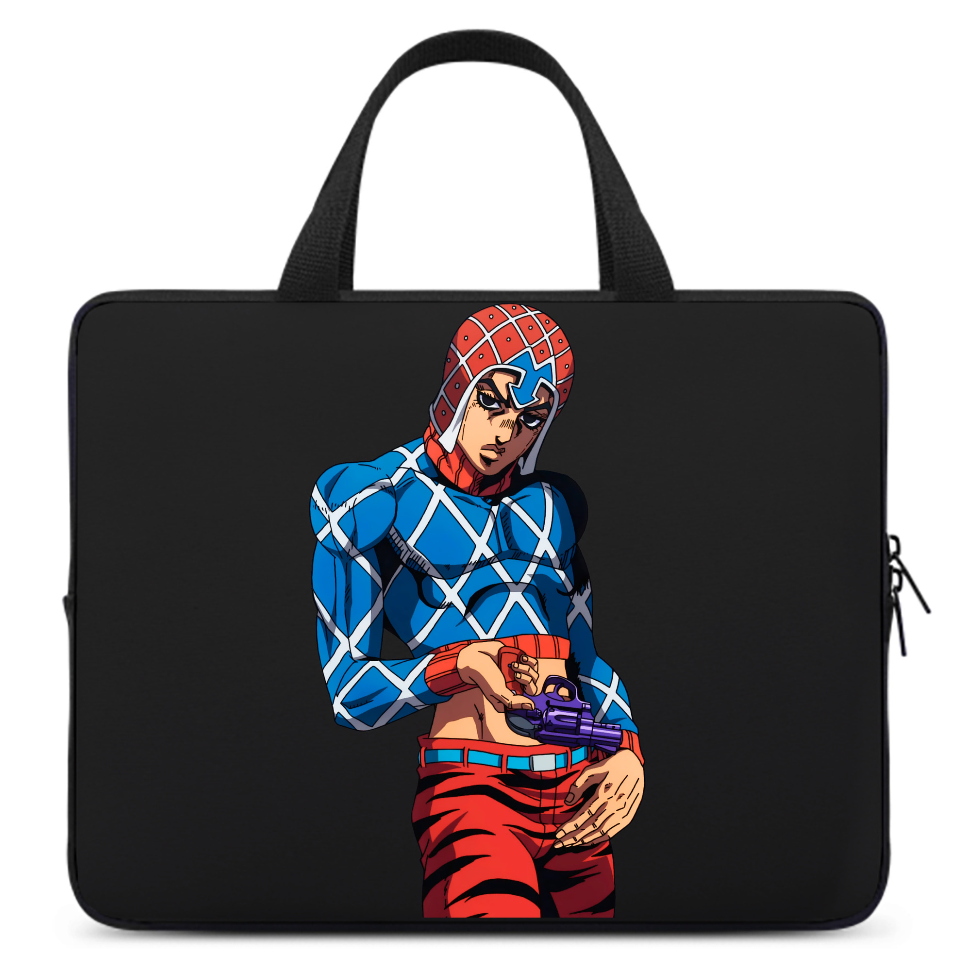 （画像用） ジョジョの奇妙な冒険 グイード?ミスタ JoJo's Bizarre Adventure Guido Mista 手提げノートパソコンバッグ