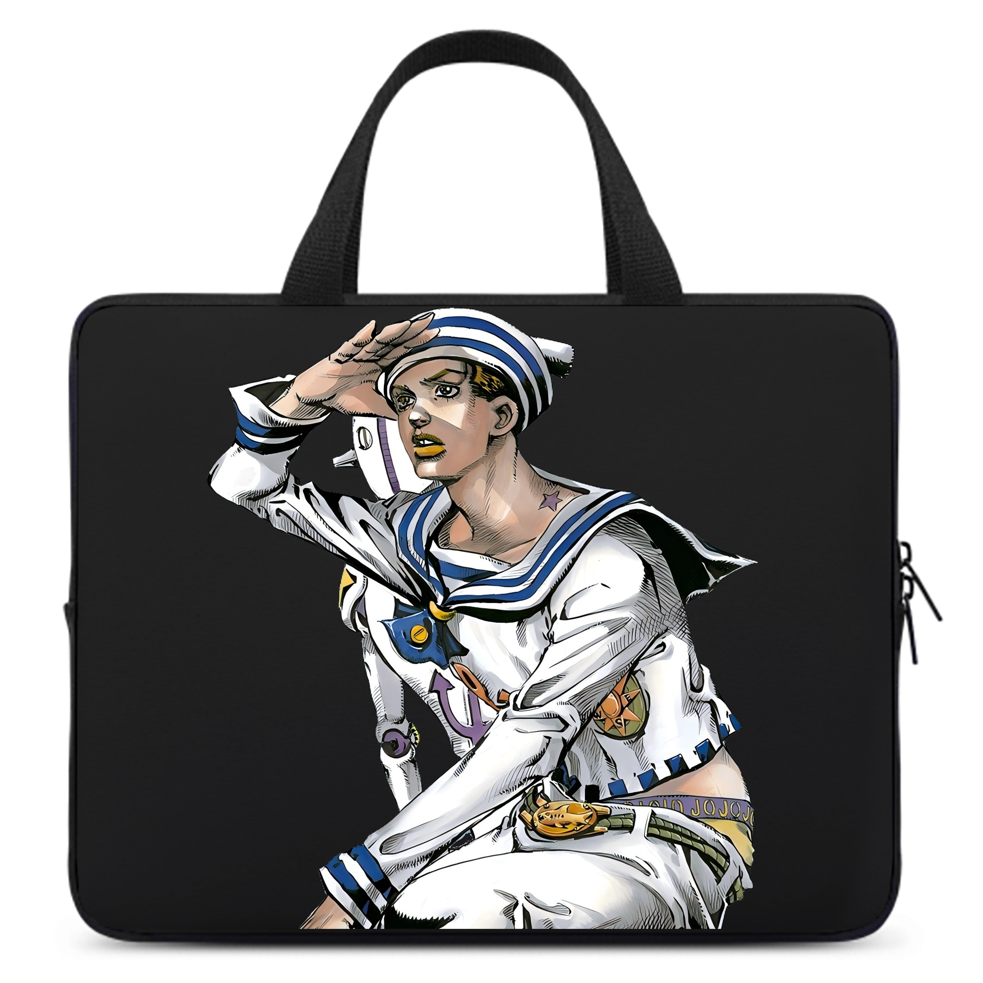 （画像用） ジョジョの奇妙な冒険 東方定助 JoJo's Bizarre Adventure Higashikata Josuke 手提げノートパソコンバッグ