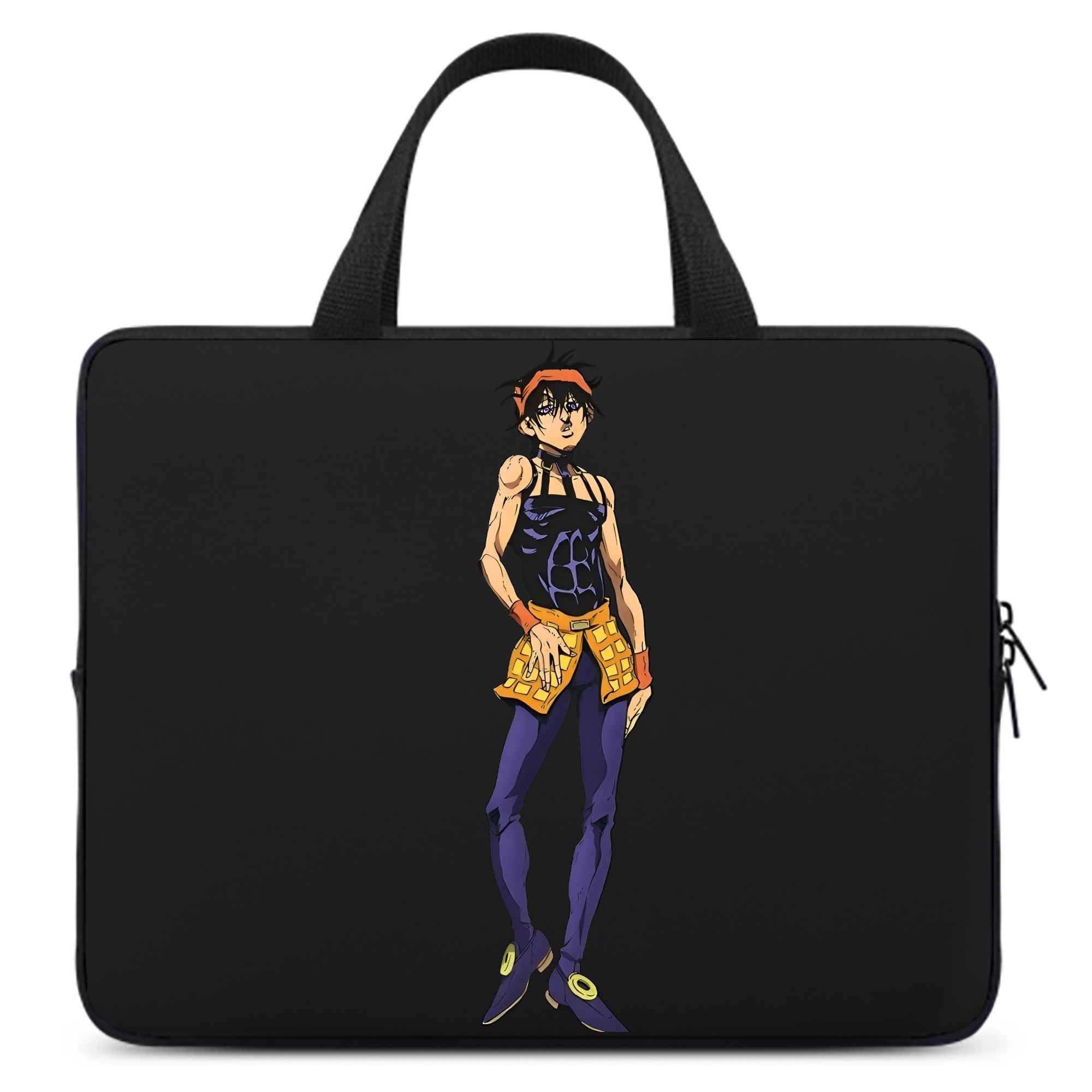 （画像用） ジョジョの奇妙な冒険 ナランチャ?ギルガ JoJo's Bizarre Adventure Narancia Ghirga 手提げノートパソコンバッグ