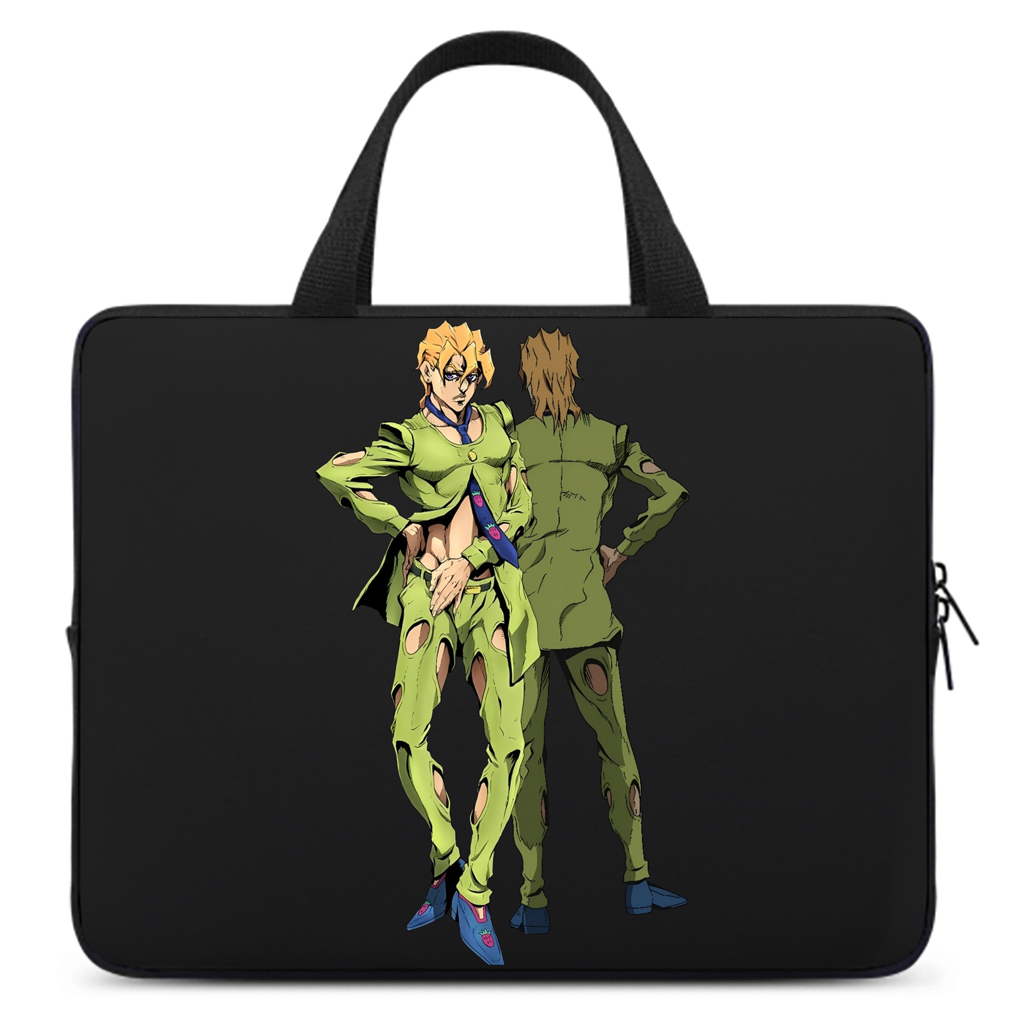 （画像用） ジョジョの奇妙な冒険 パンナコッタ?フー JoJo's Bizarre Adventure Pannacotta Fugo 手提げノートパソコンバッグ