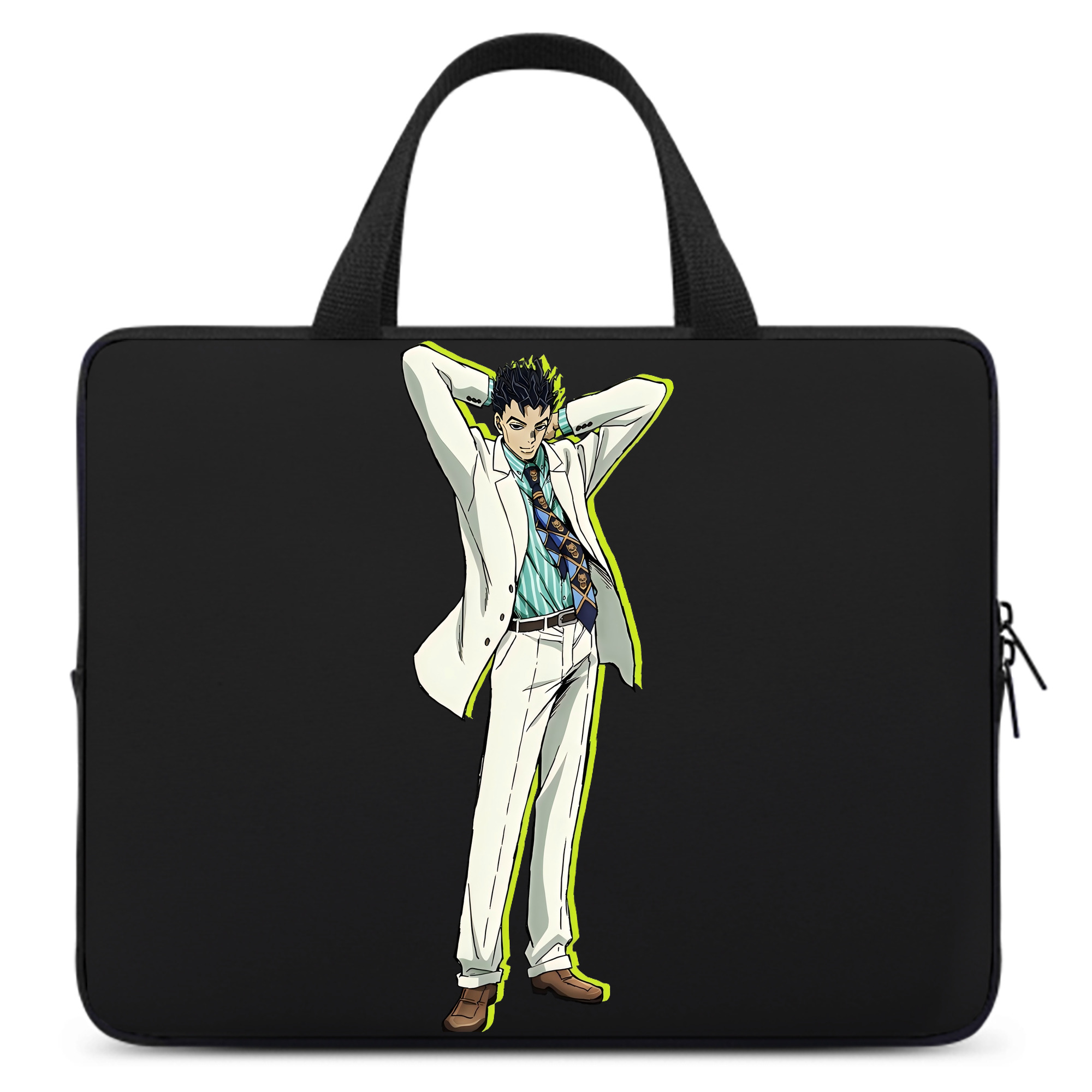 （画像用） ジョジョの奇妙な冒険 きら よしかげ JoJo's Bizarre Adventure Kira Yoshikage 手提げノートパソコンバッグ