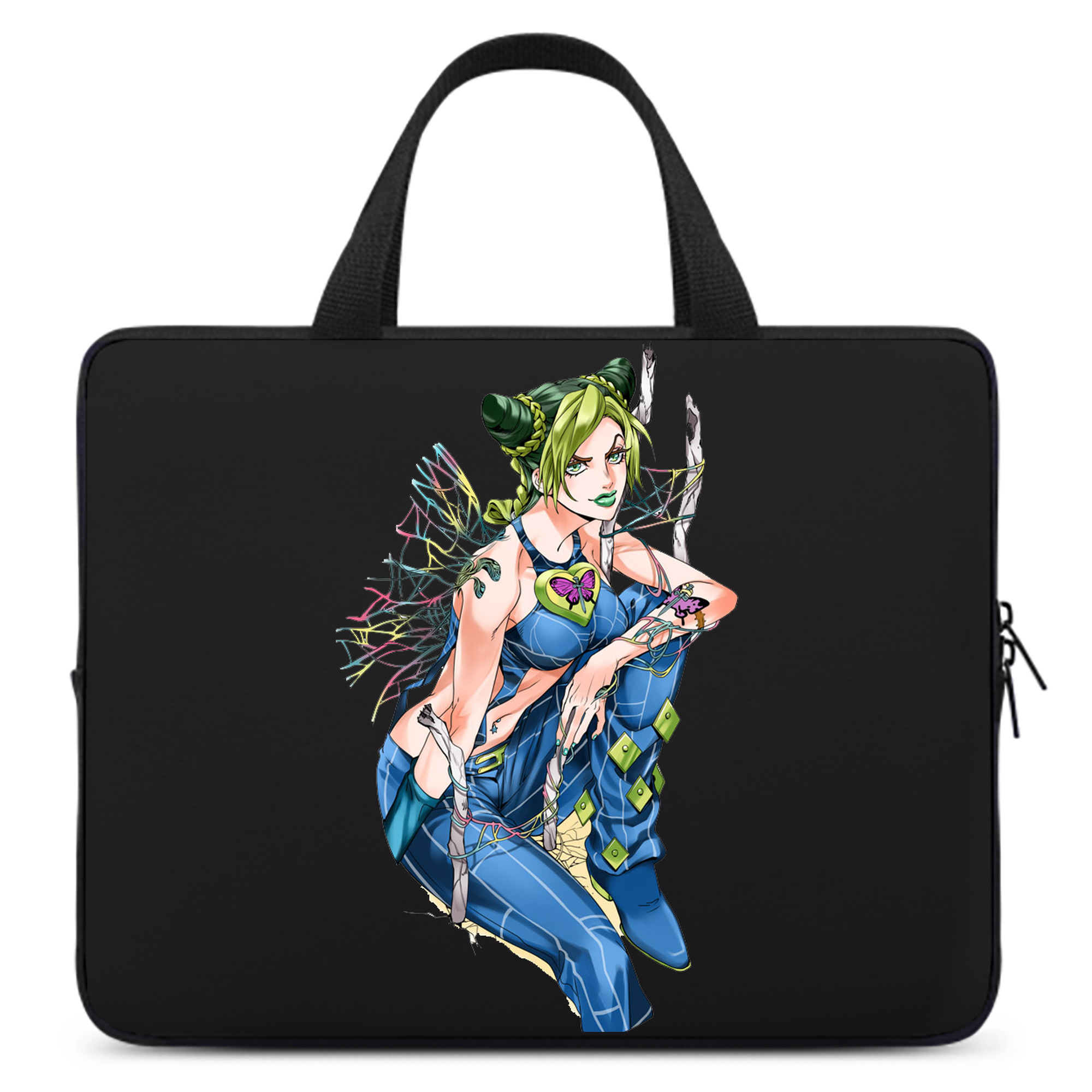 （画像用） "ジョジョの奇妙な冒険 くうじょう ジョリーン JoJo's Bizarre Adventure Jolyne Cujoh " 手提げノートパソコンバッグ