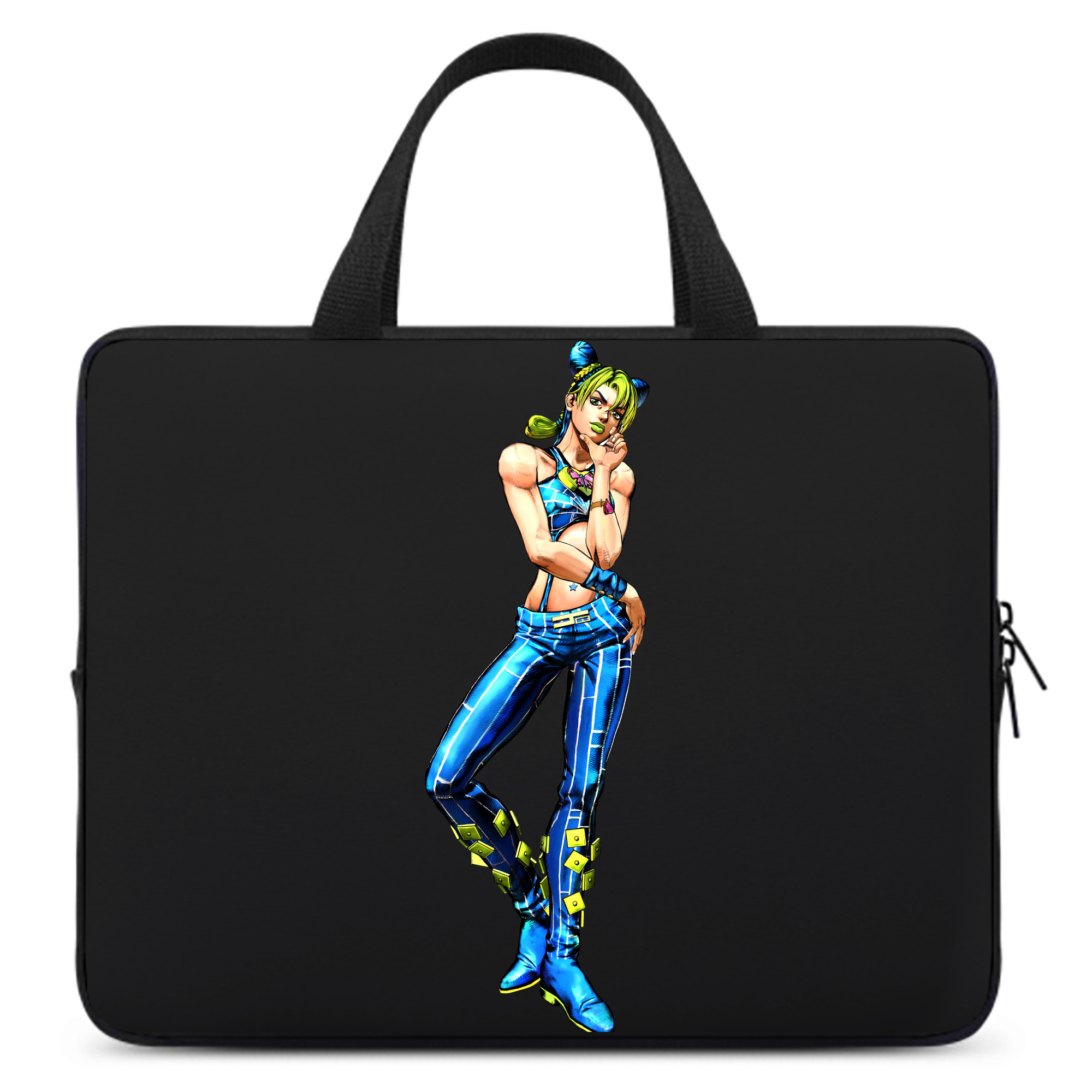 （画像用） "ジョジョの奇妙な冒険 くうじょう ジョリーン JoJo's Bizarre Adventure Jolyne Cujoh " 手提げノートパソコンバッグ